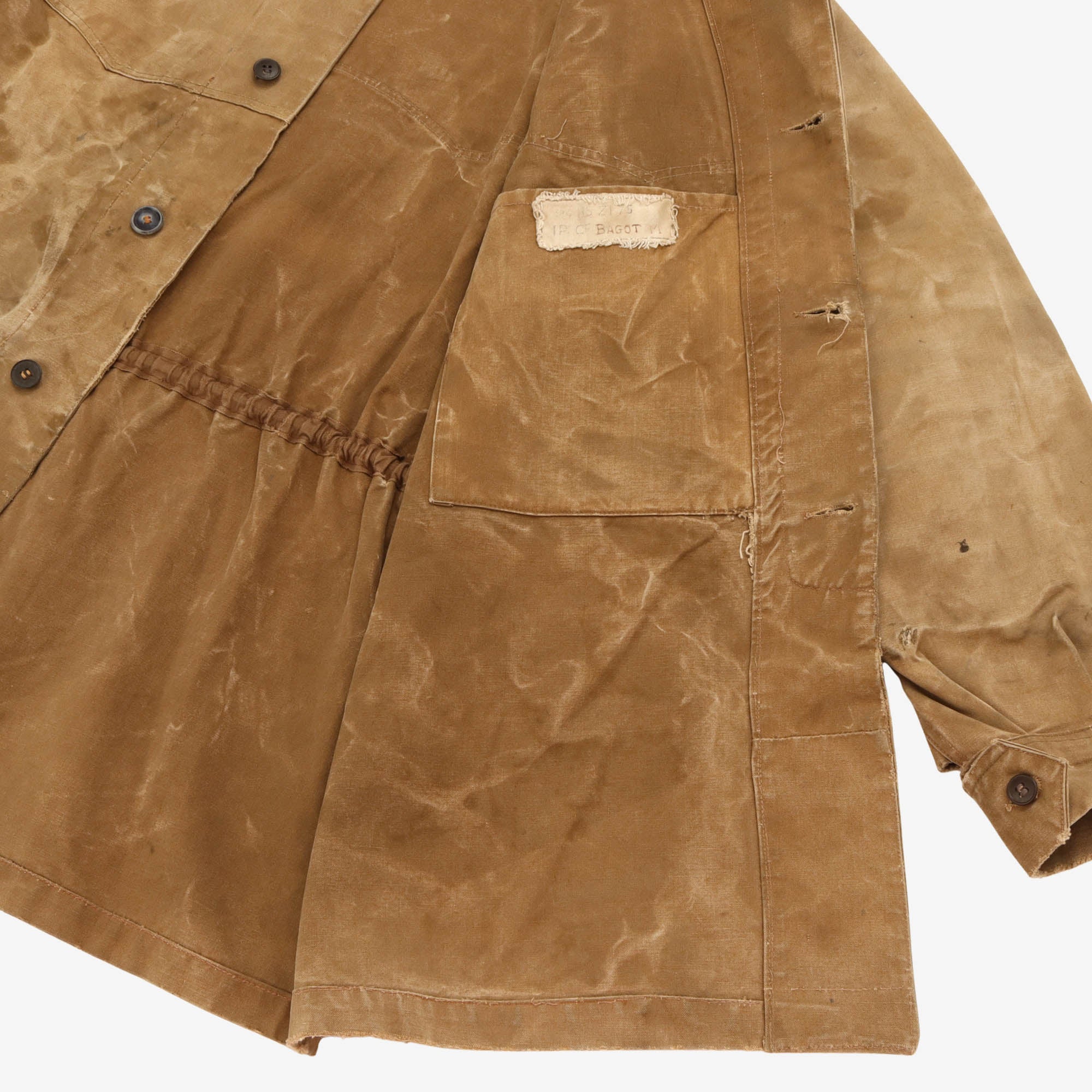 1950s French Railway Canvas Chore Coat