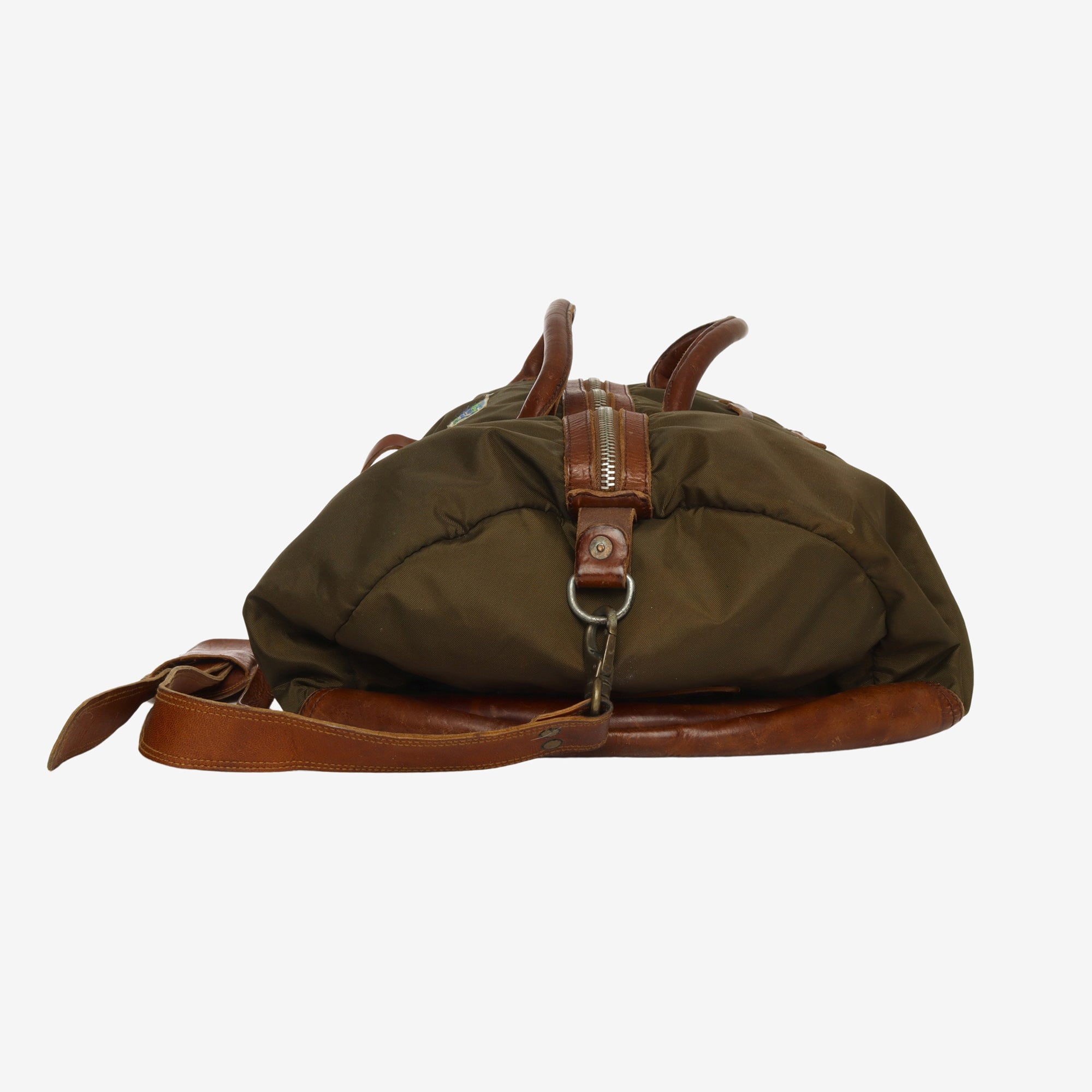 Leather Trim Duffle Bag