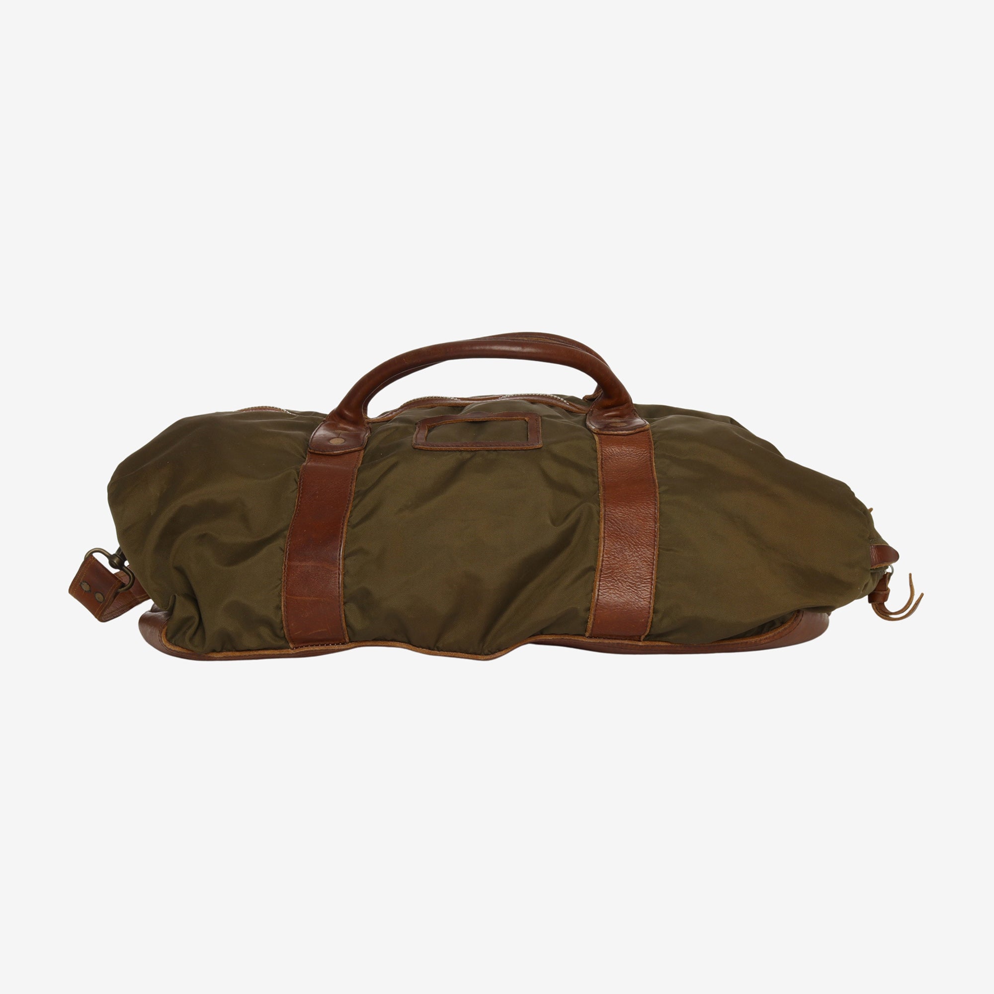 Leather Trim Duffle Bag
