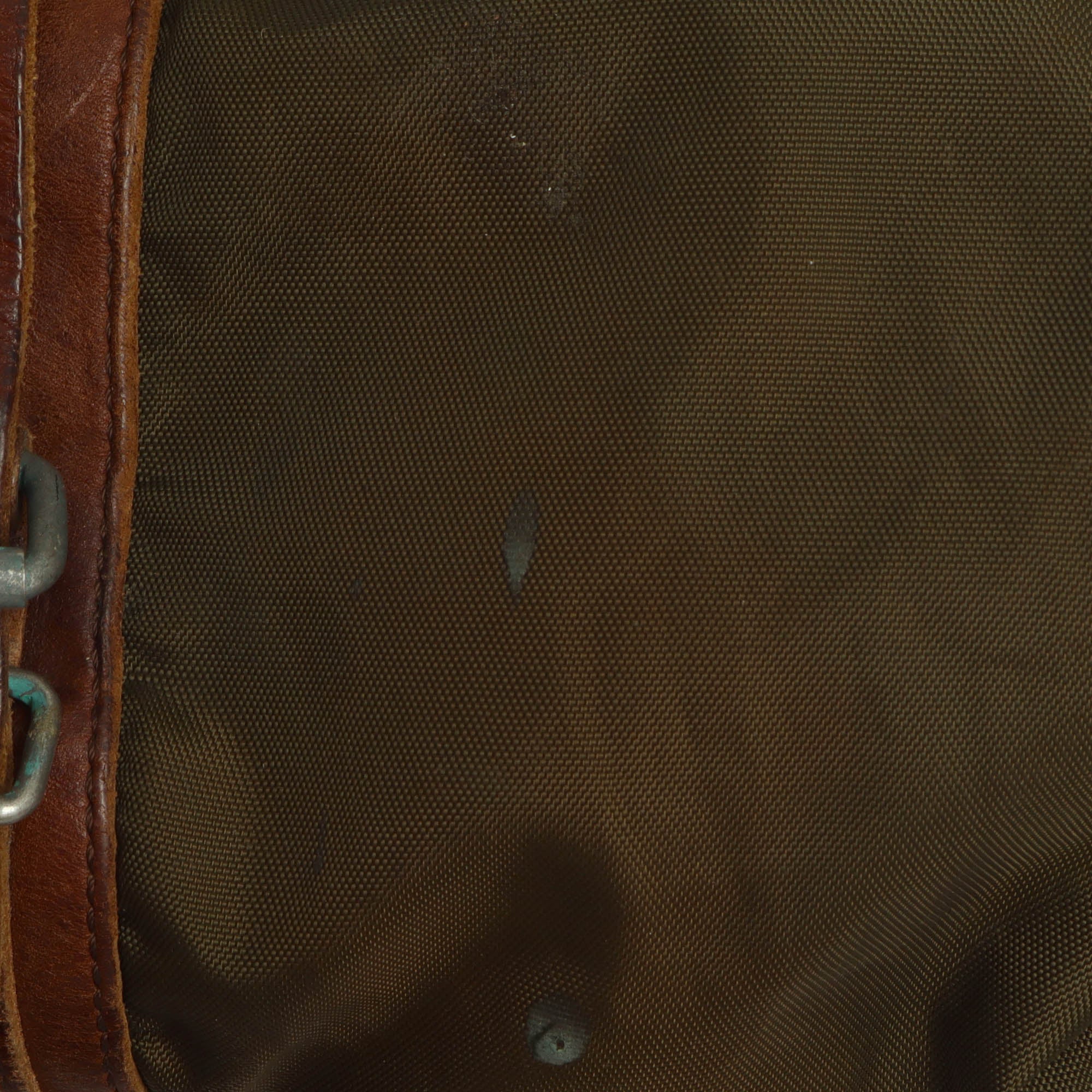 Leather Trim Duffle Bag