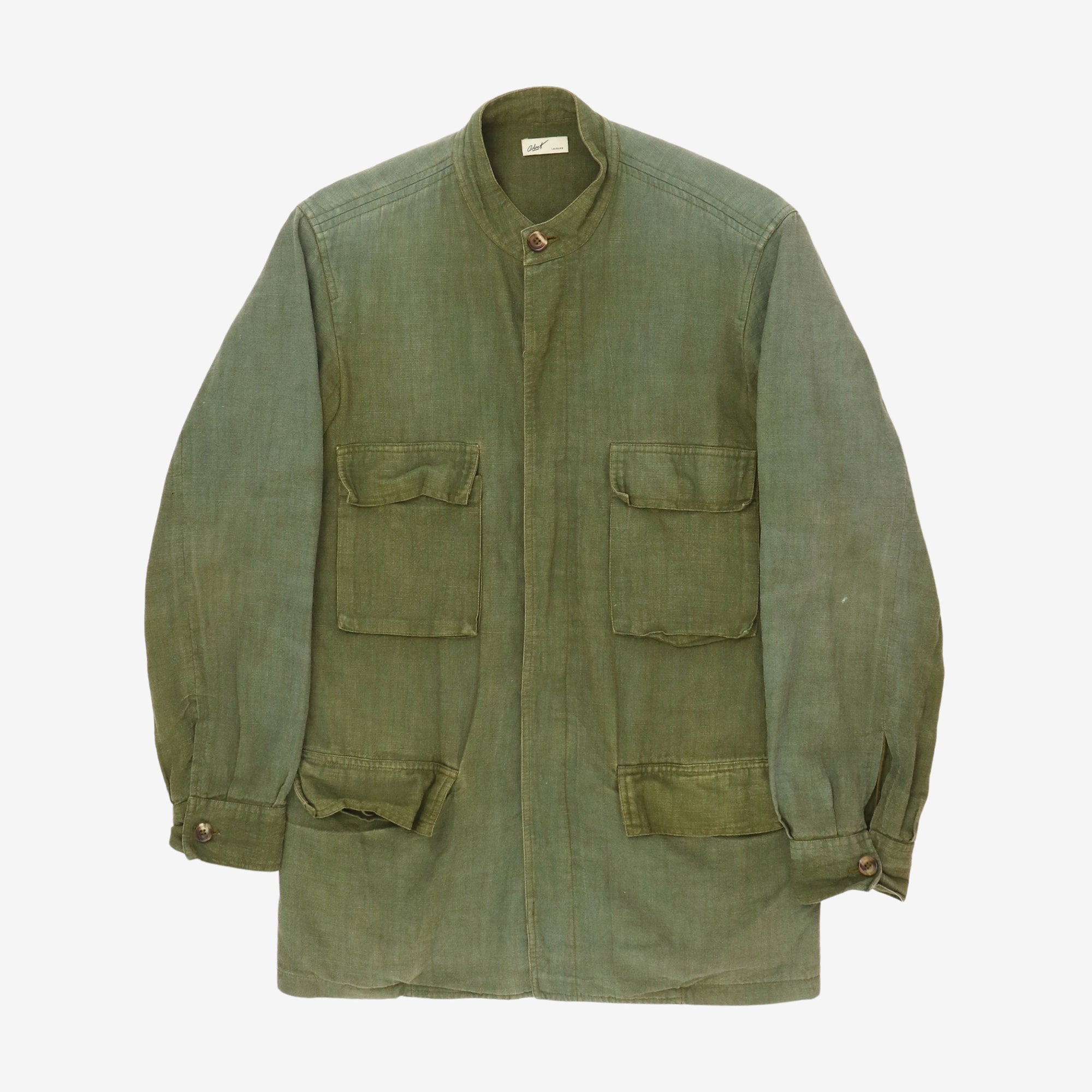 Linen Blend Safari Jacket
