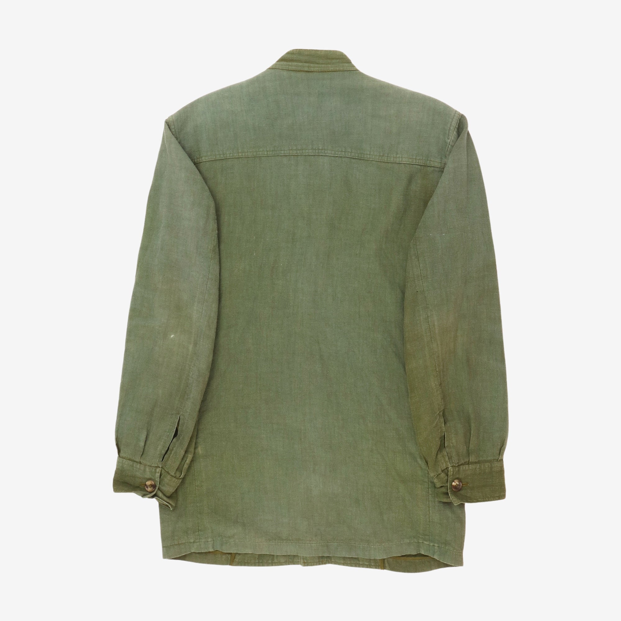 Linen Blend Safari Jacket