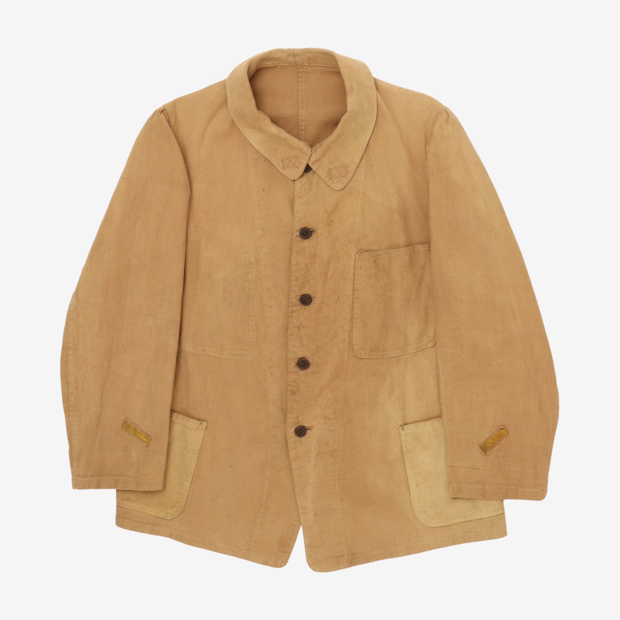1940s French Canvas Chore Jacket
