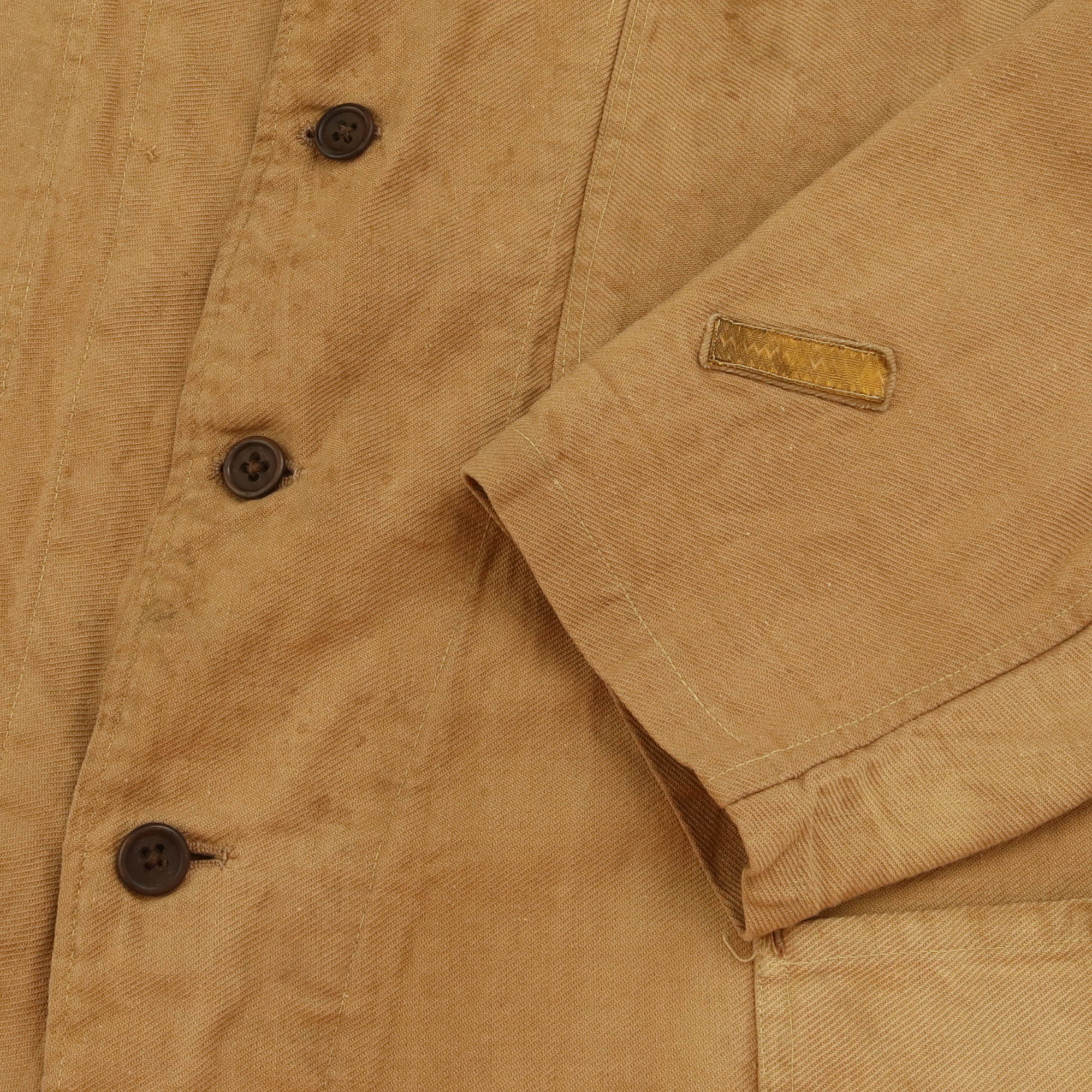 1940s French Canvas Chore Jacket