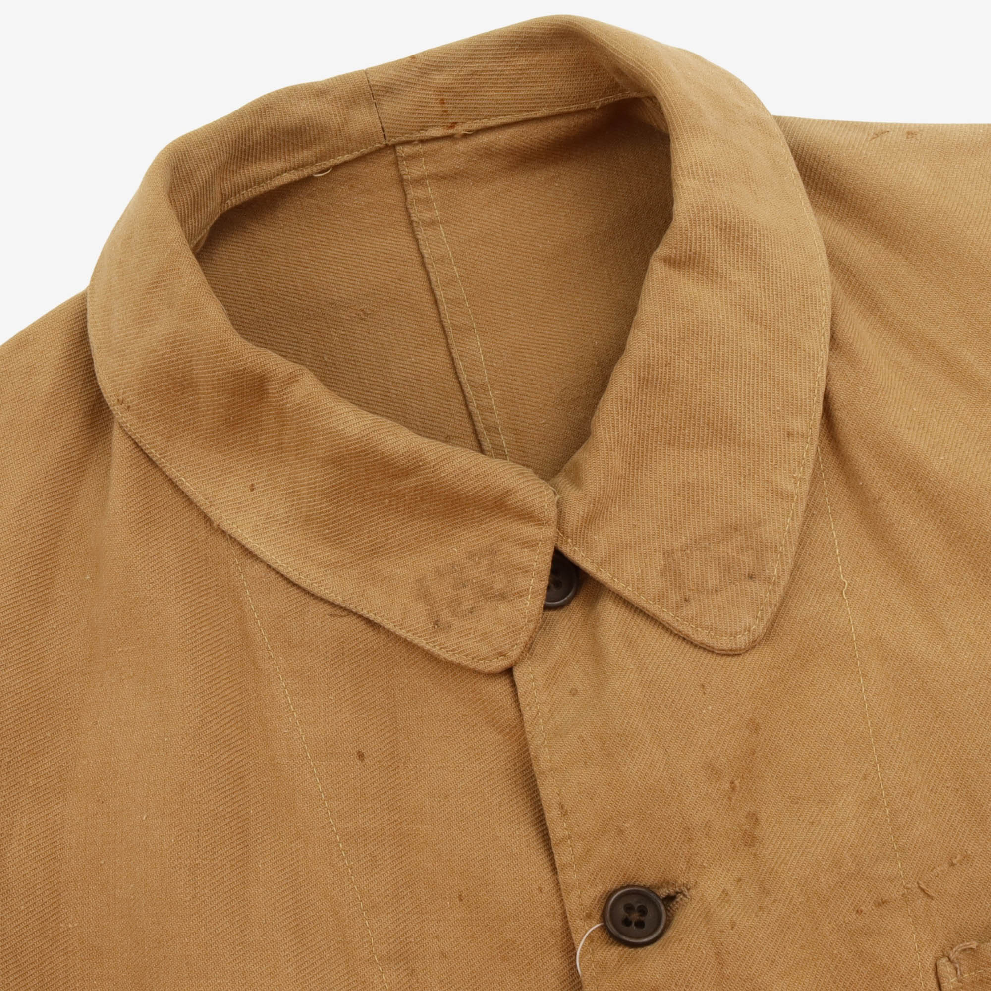 1940s French Canvas Chore Jacket