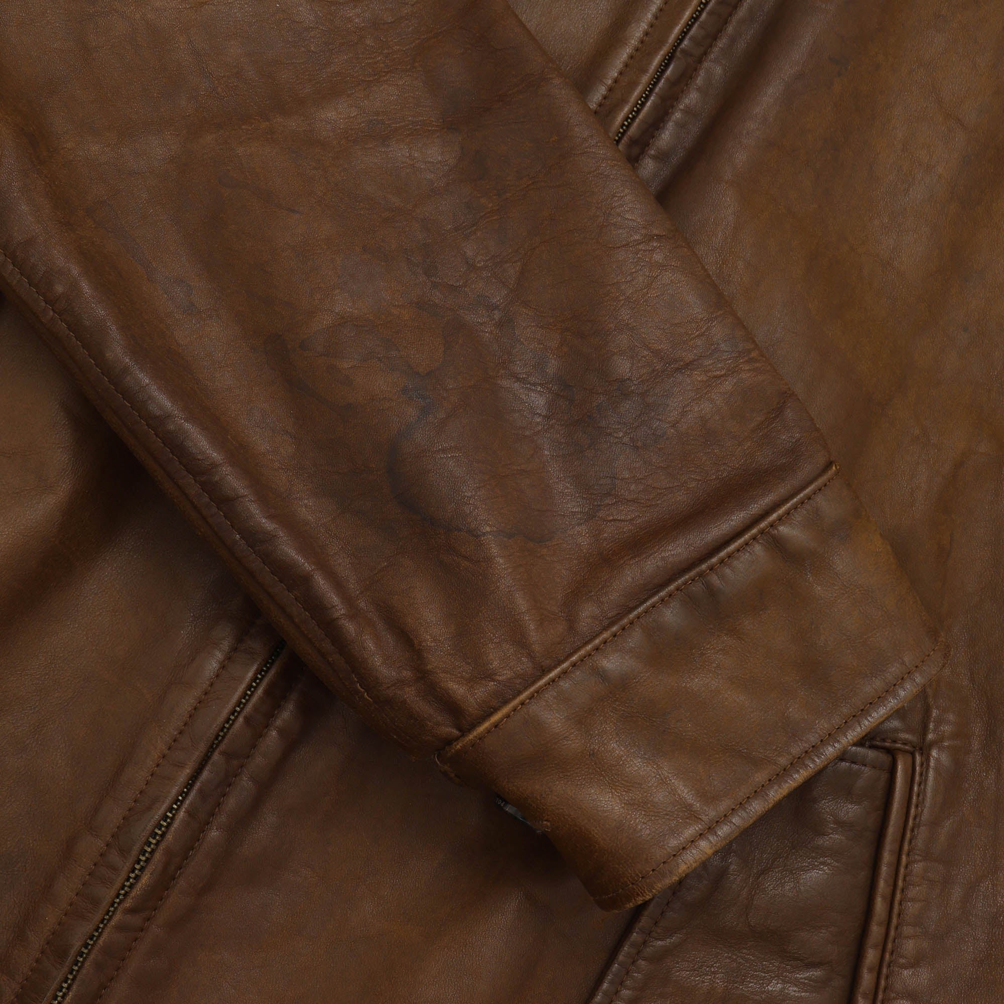 Leather Harrington