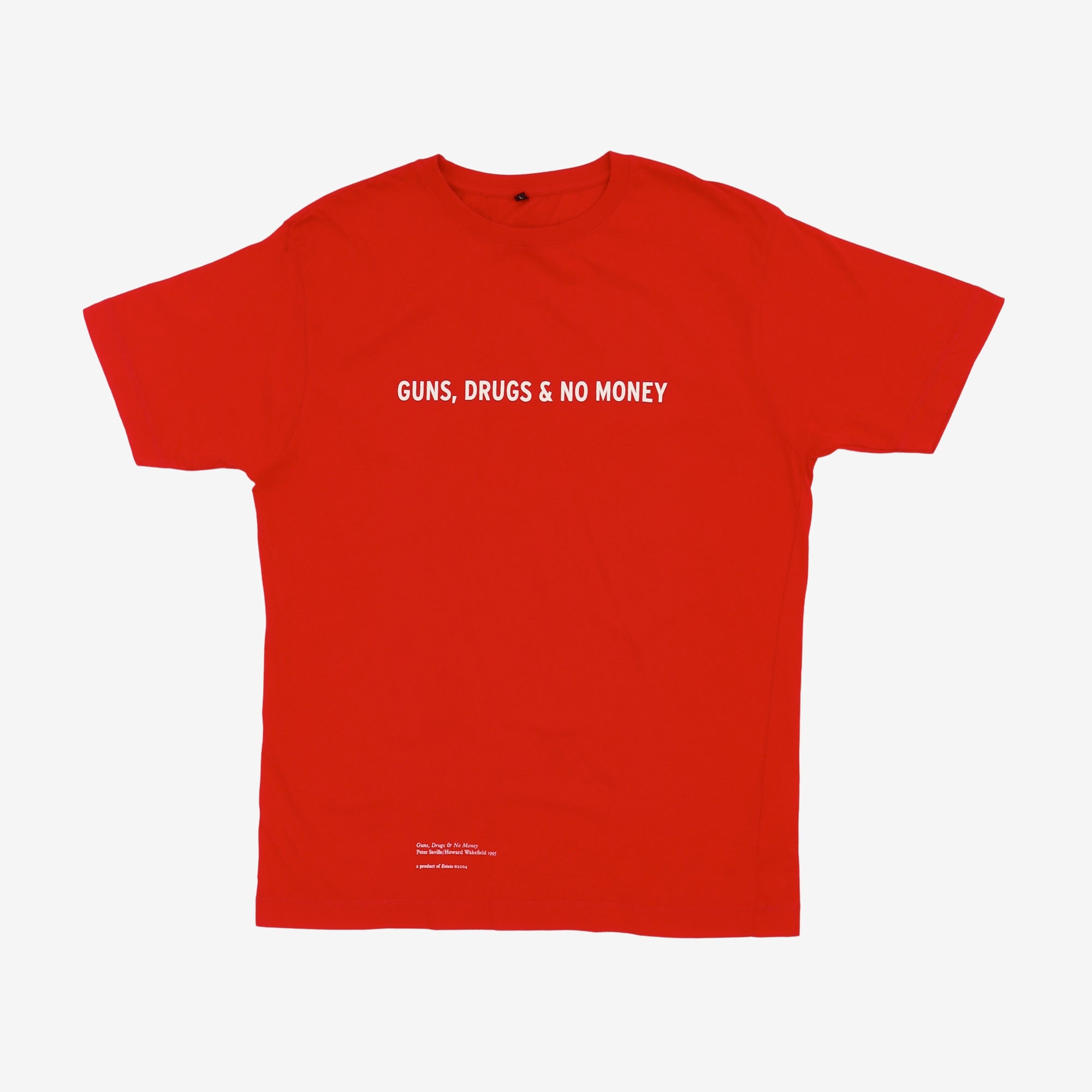 "Guns Drugs & No Money" Tee (Peter Saville)