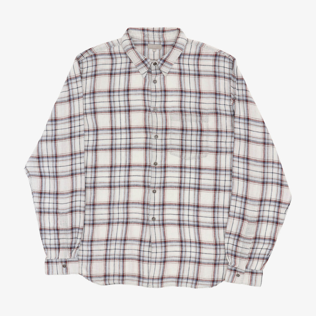 MARGARET HOWELL LARGE CHECK LINEN シャツ 1 Margaret Howell Plaid Linen Check Shirt – Marrkt