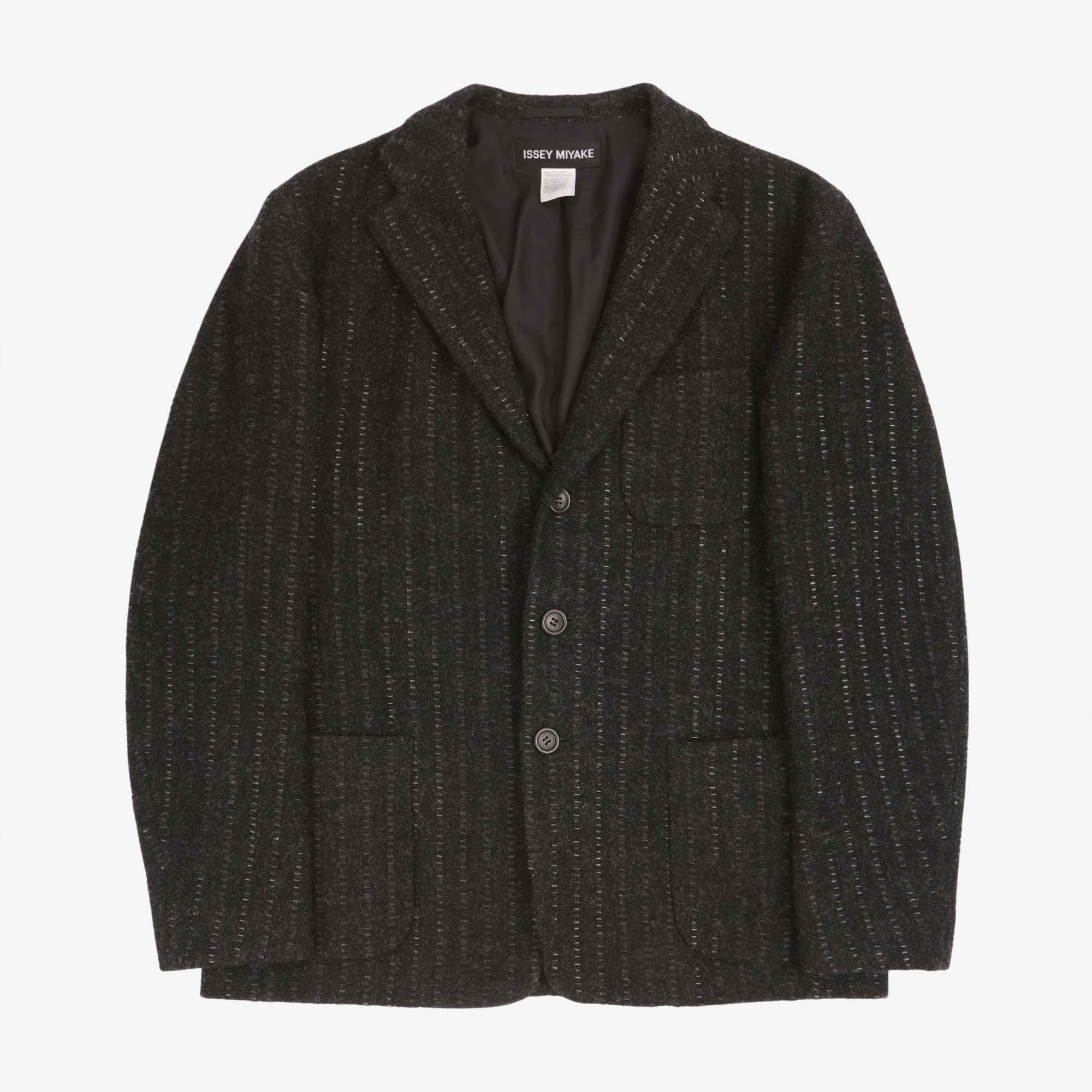 Vintage Tweed Striped Blazer