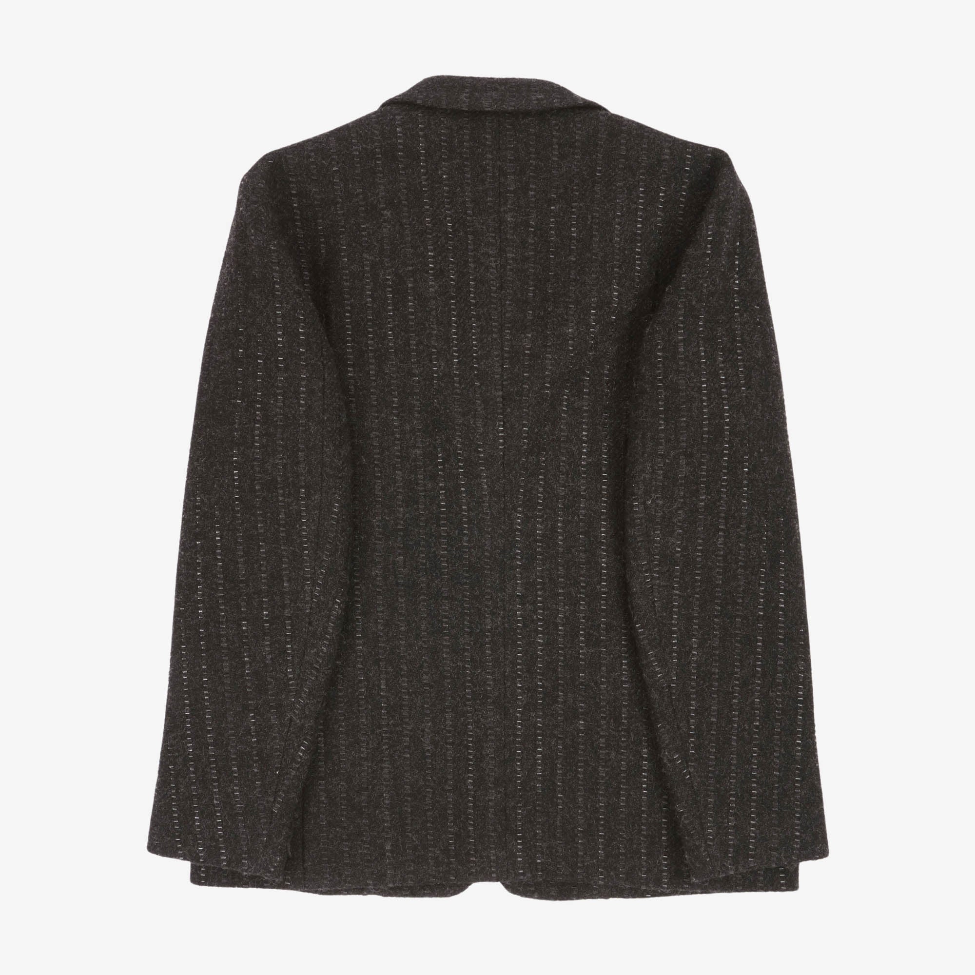 Vintage Tweed Striped Blazer