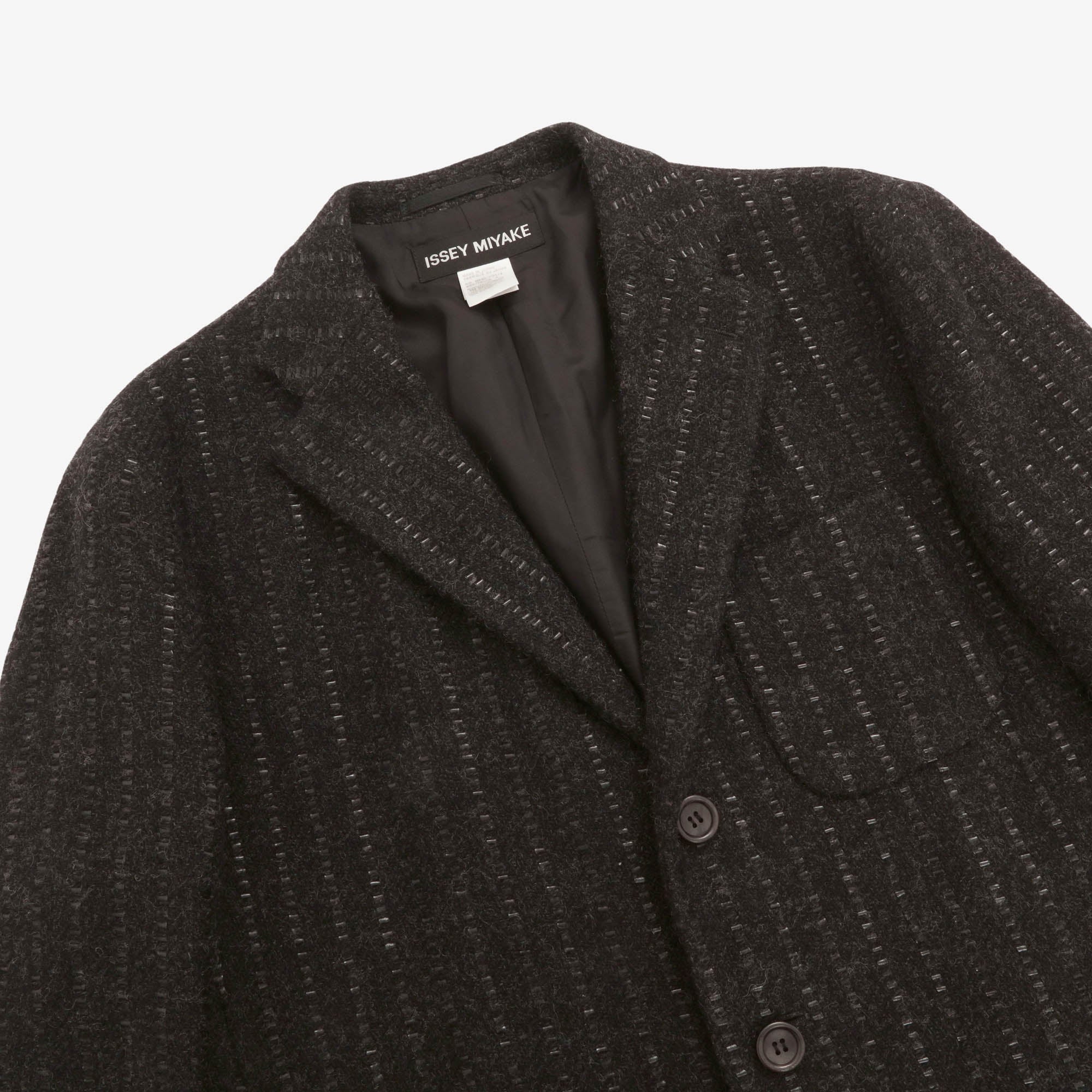 Vintage Tweed Striped Blazer