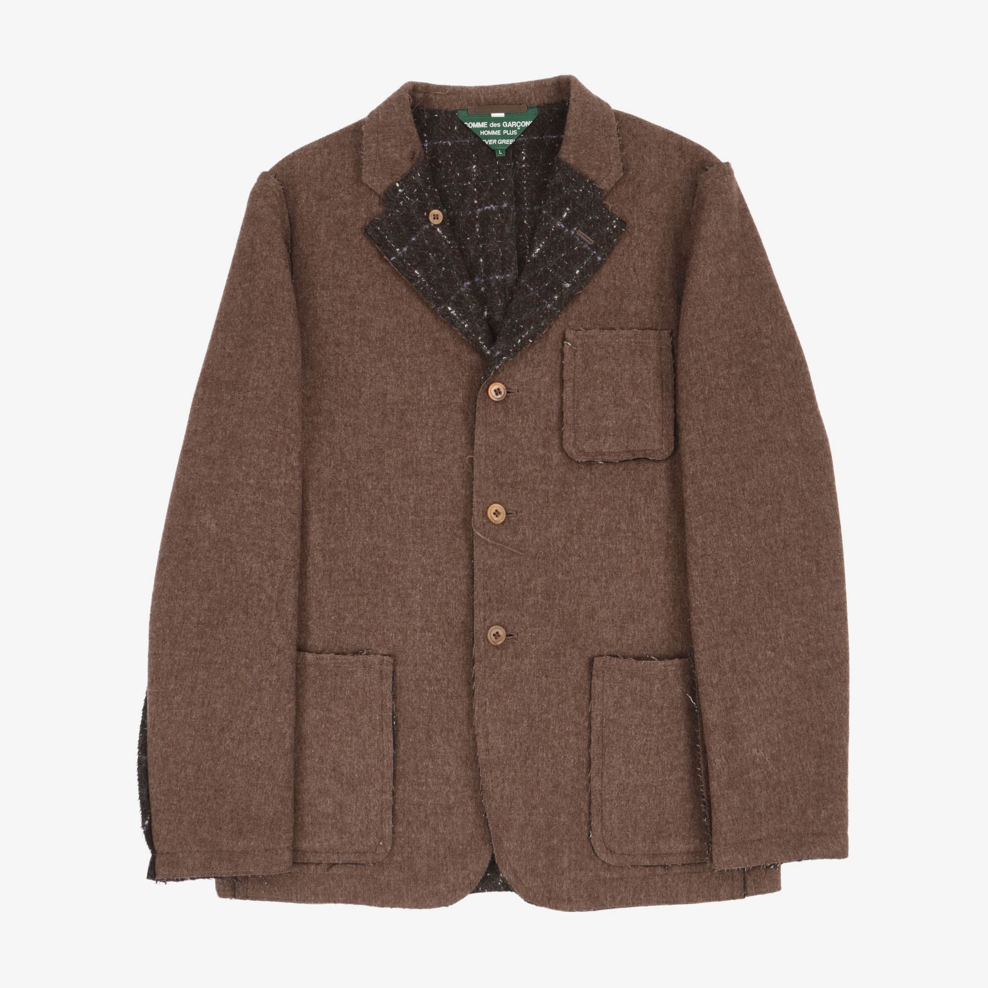Distressed Wool Blazer (Homme Plus)