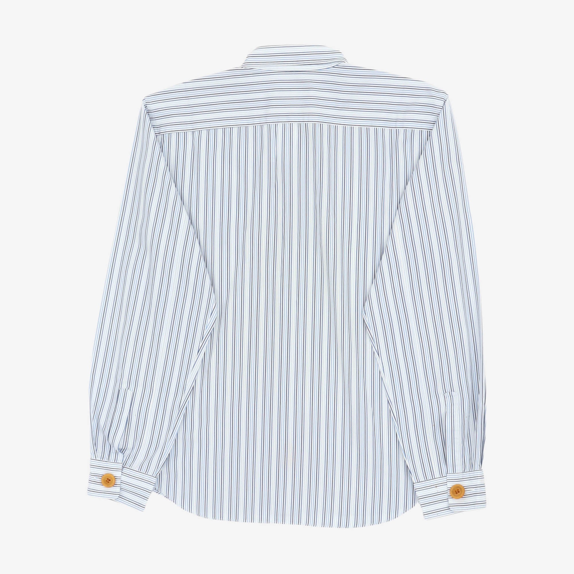 Pinstripe Oversized Shirt (Homme Plus)
