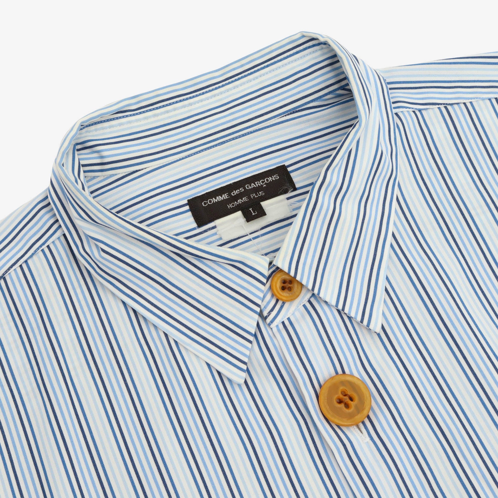Pinstripe Oversized Shirt (Homme Plus)