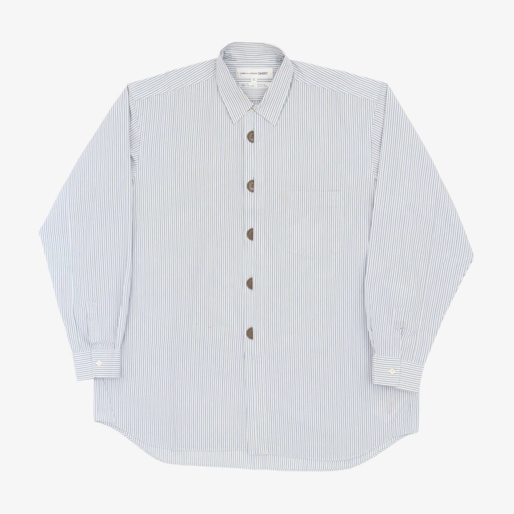 Pinstripe Oversized Shirt (SHIRT)