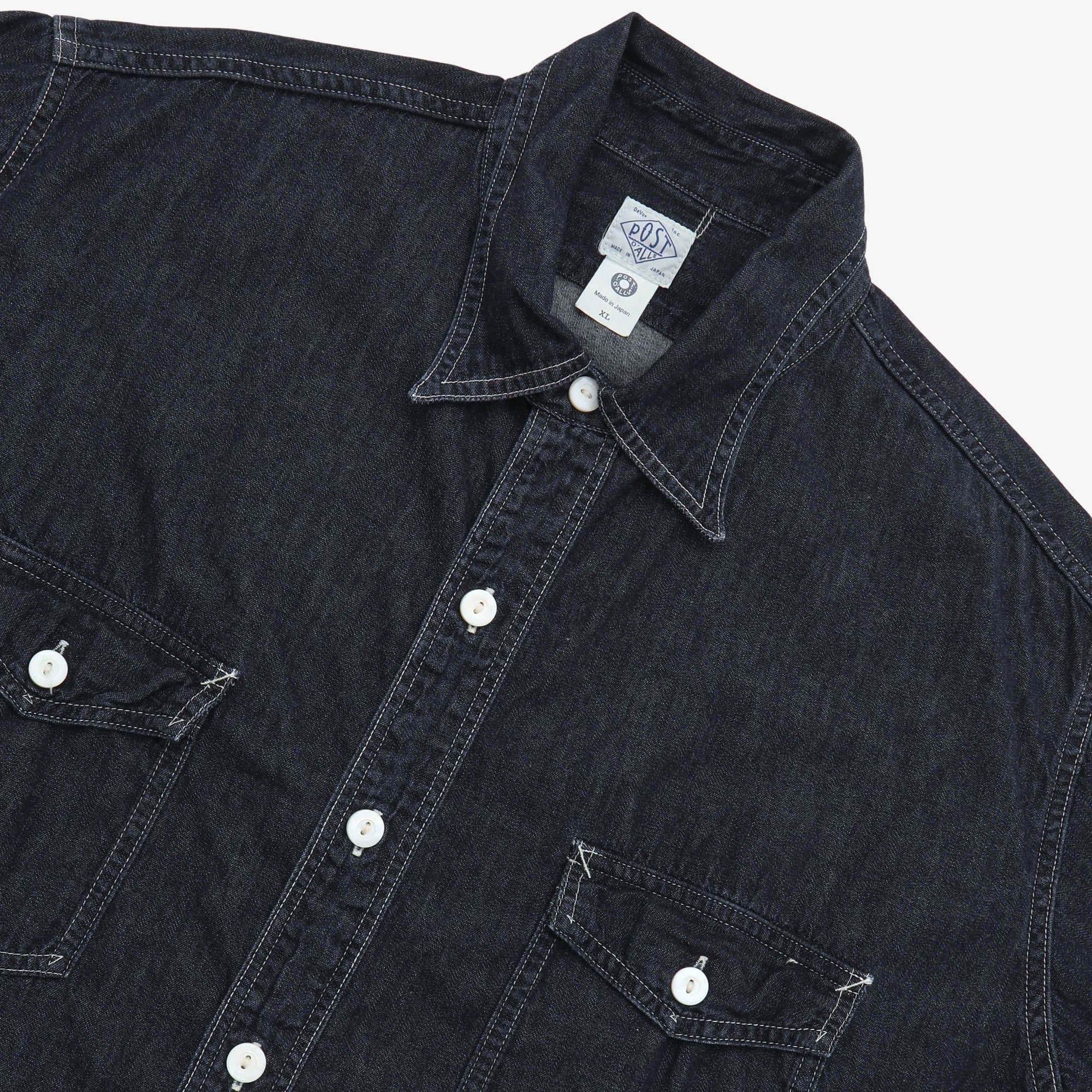 The Navy Cut 2 Denim Shirt