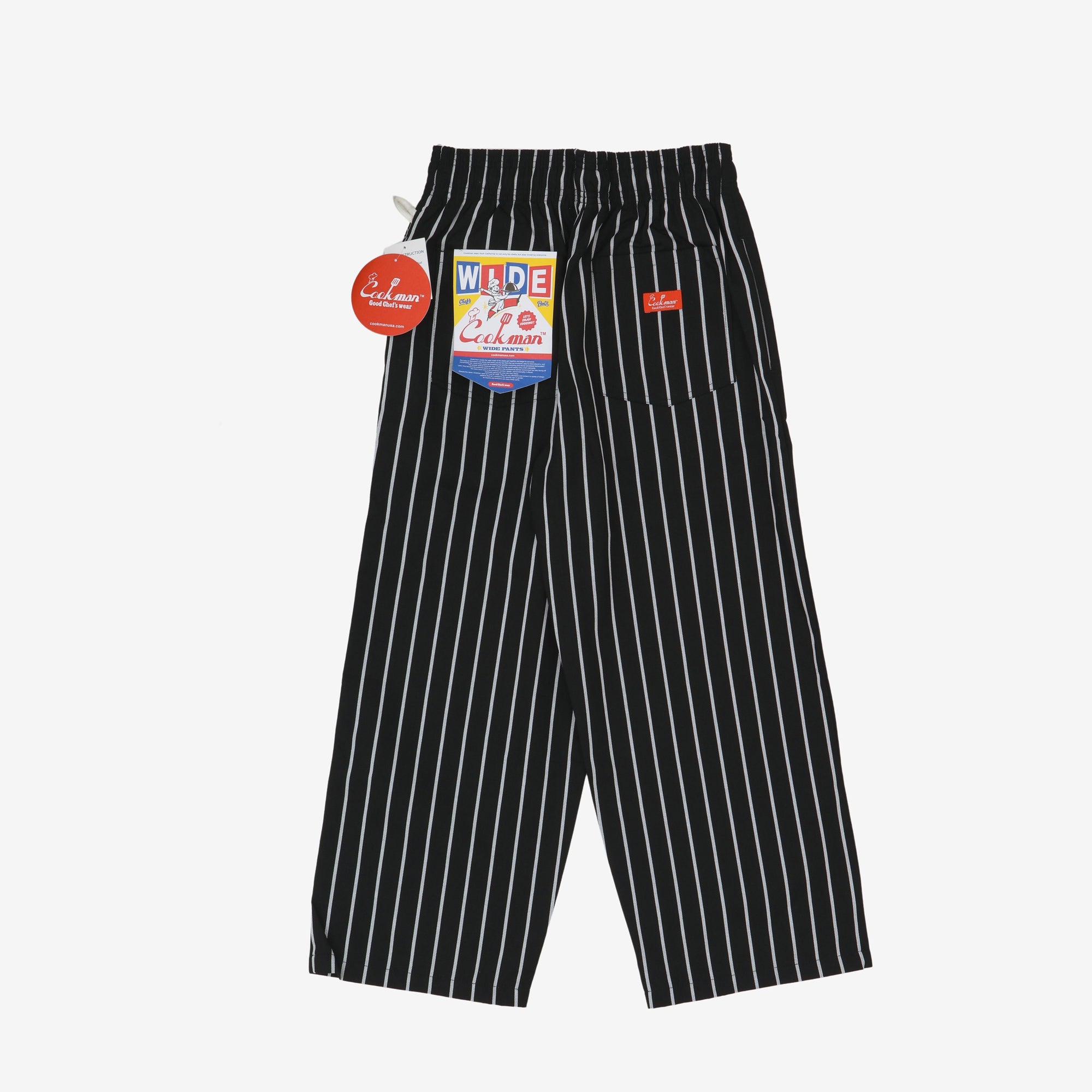 Wide Pinstripe Chef Pants