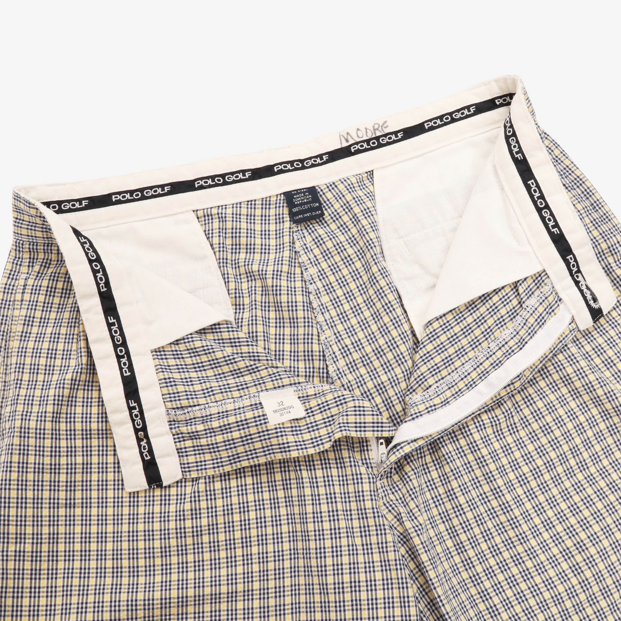 Polo Golf Seersucker Check Shorts (32W)