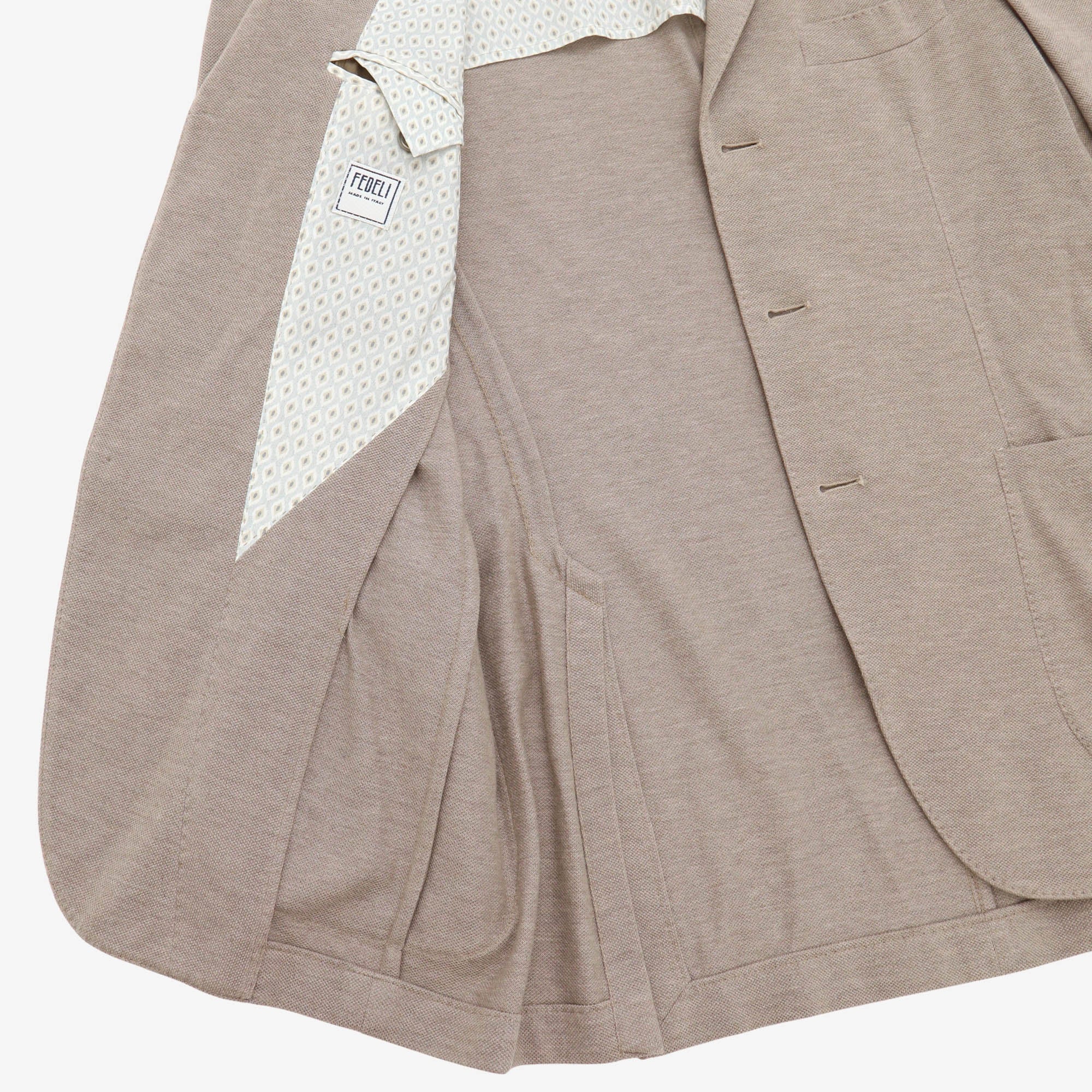 Fine Knit Cotton Blazer