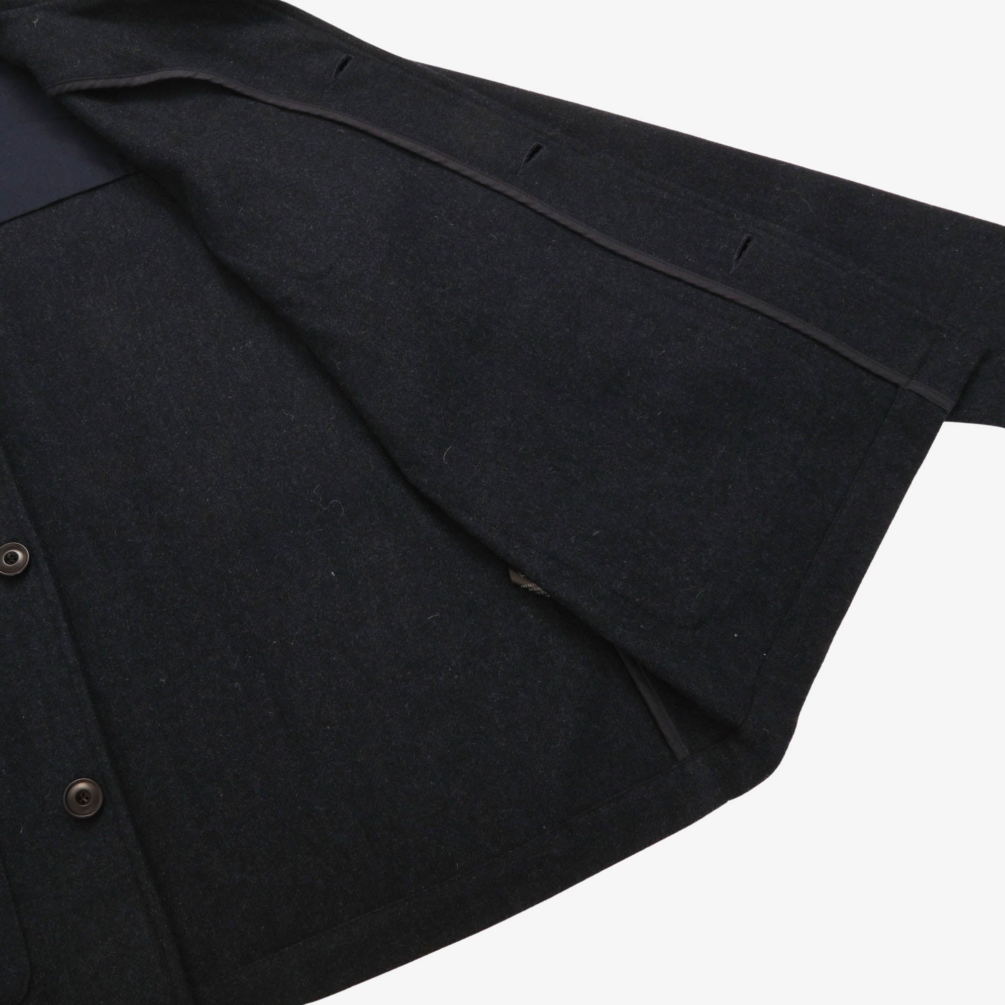 Brushed Wool Blend Chore Jacket
