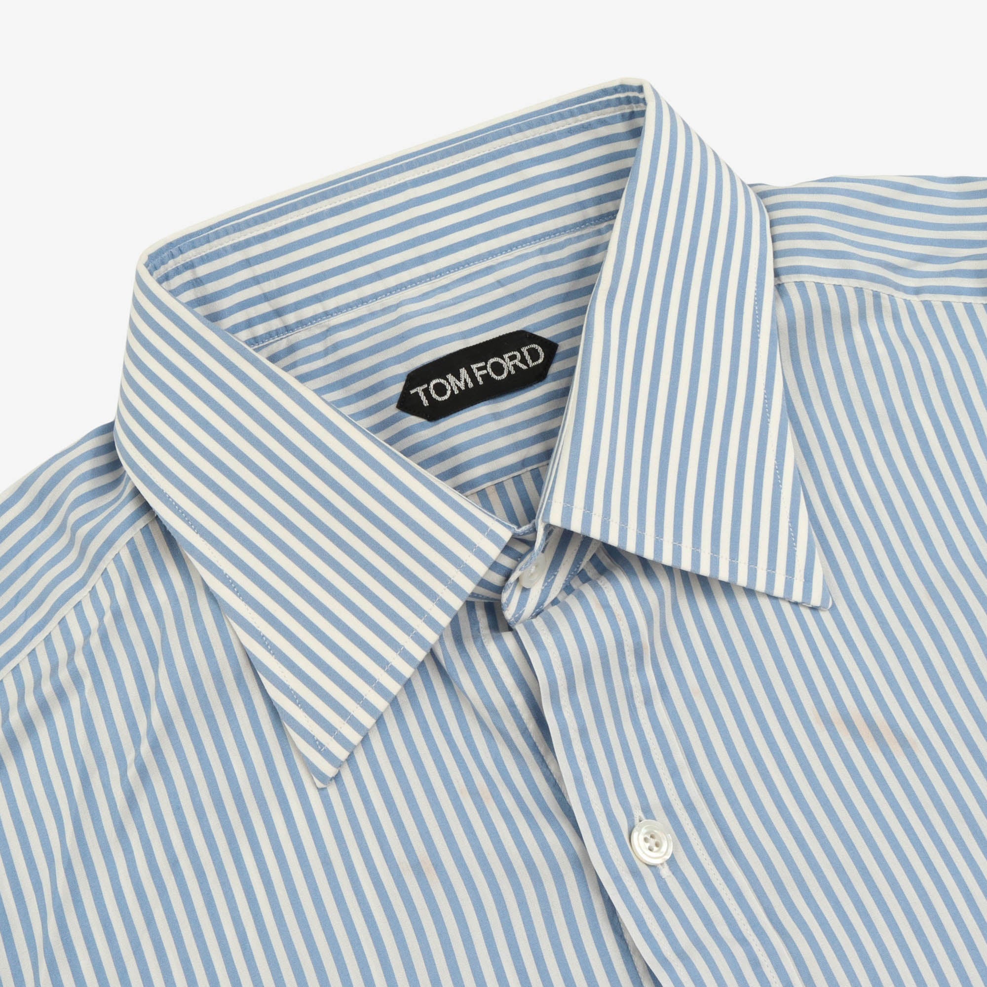 Poplin Silk Blend Striped Shirt