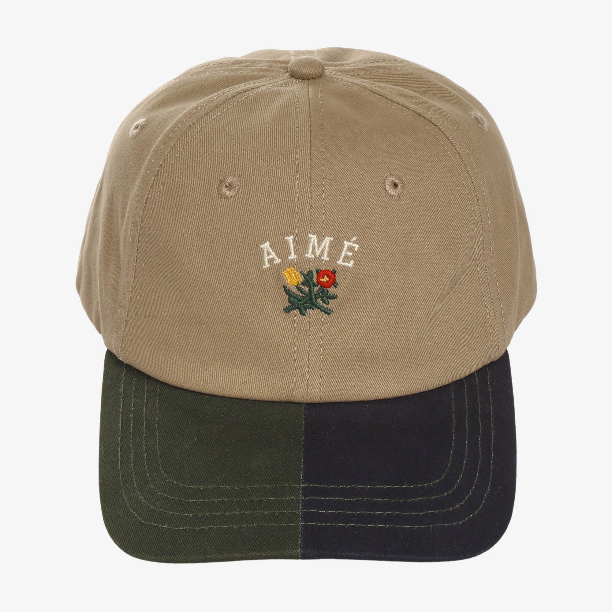 Colourblock Crest Hat