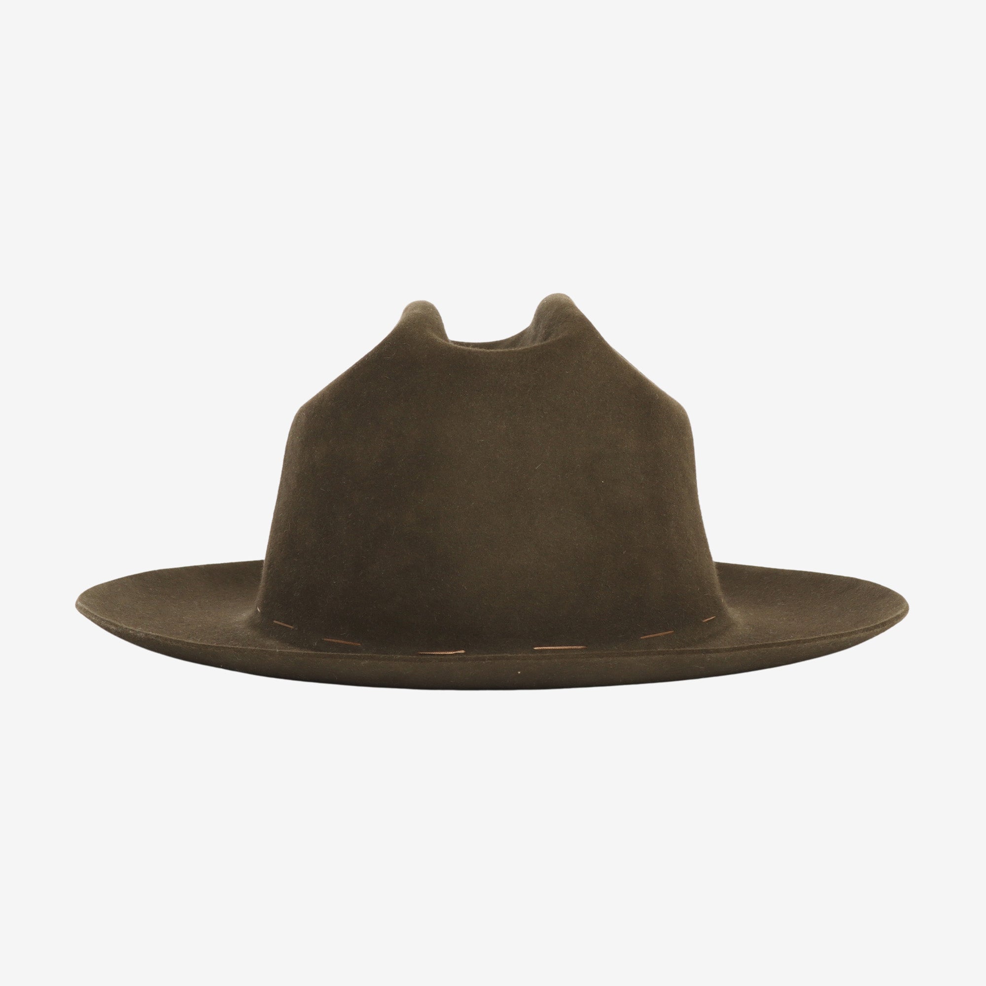 Open Crown Beaver Hat
