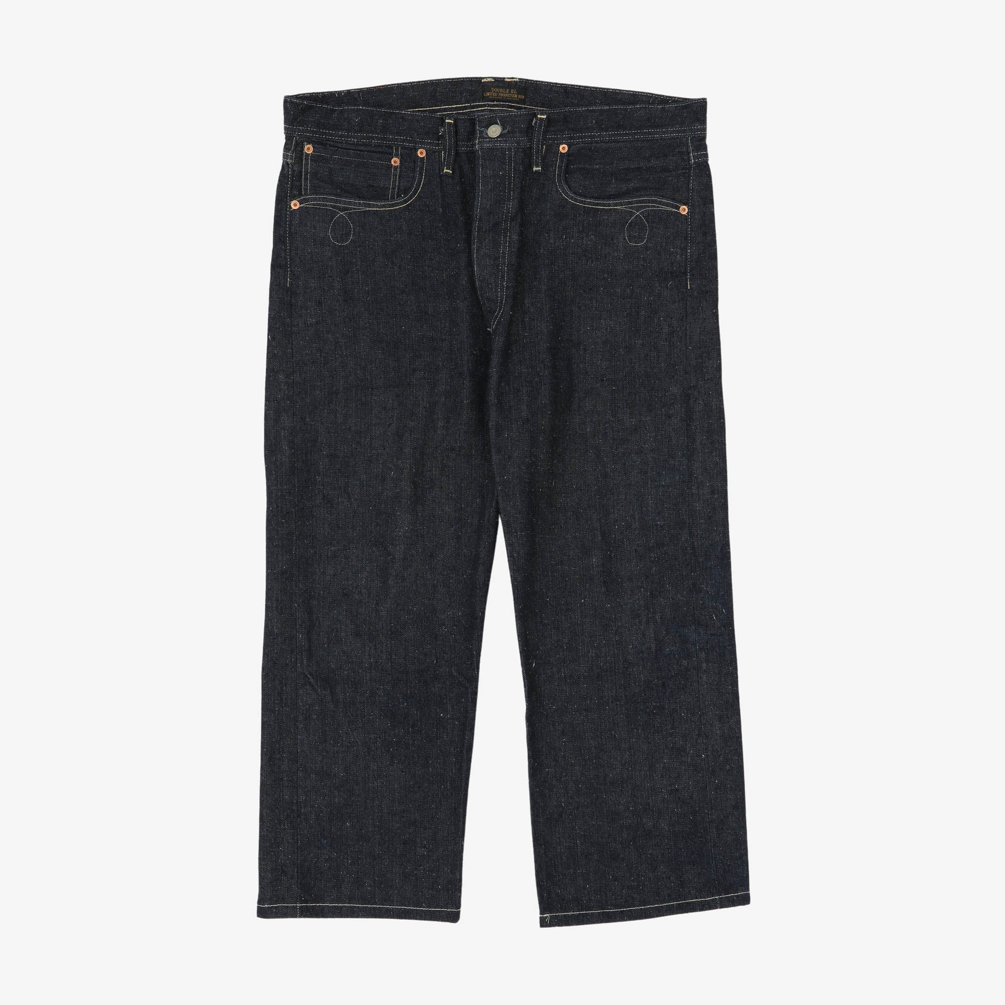 Straight Leg Japanese Selvedge Jeans (39W X 25L)