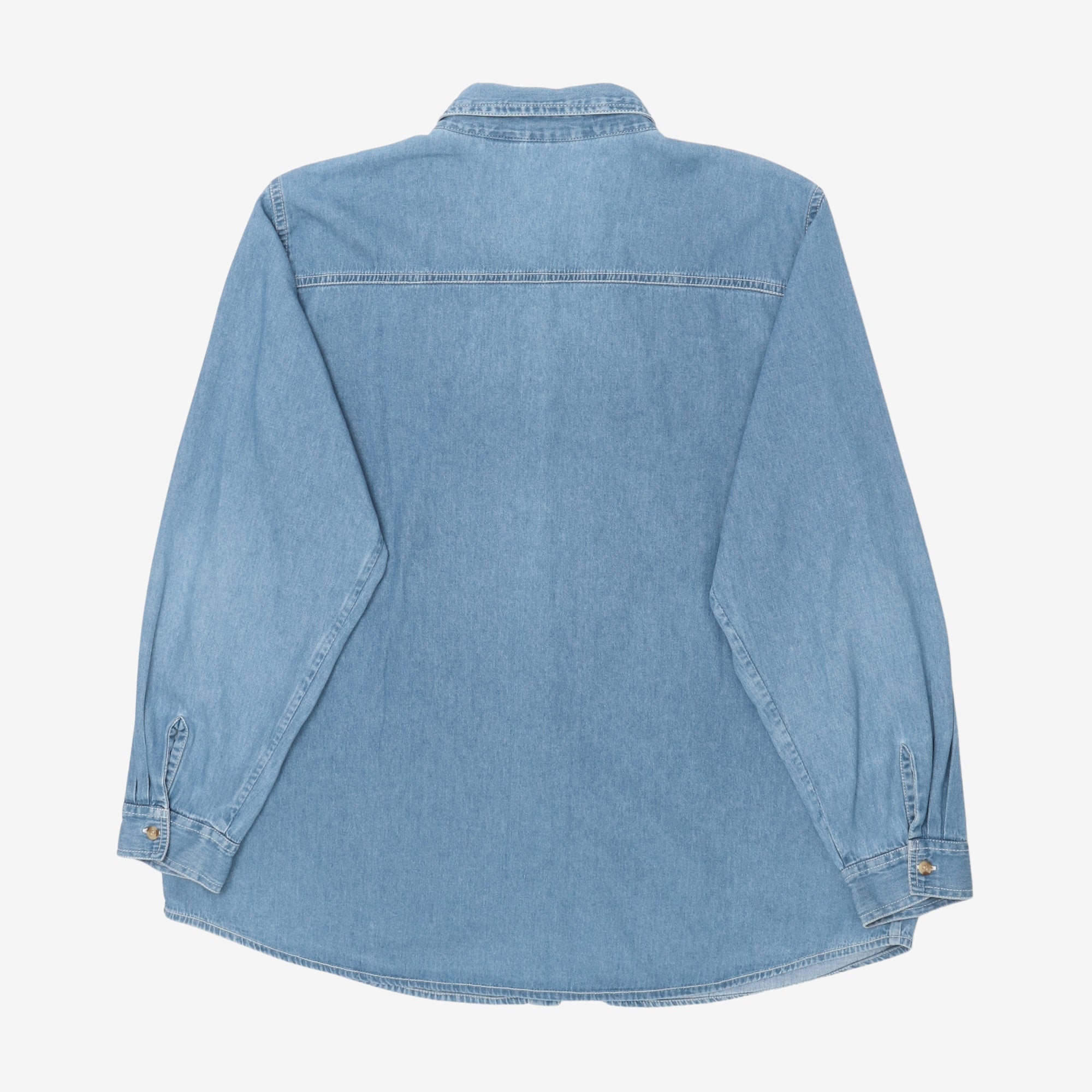 Embroidered Denim Shirt