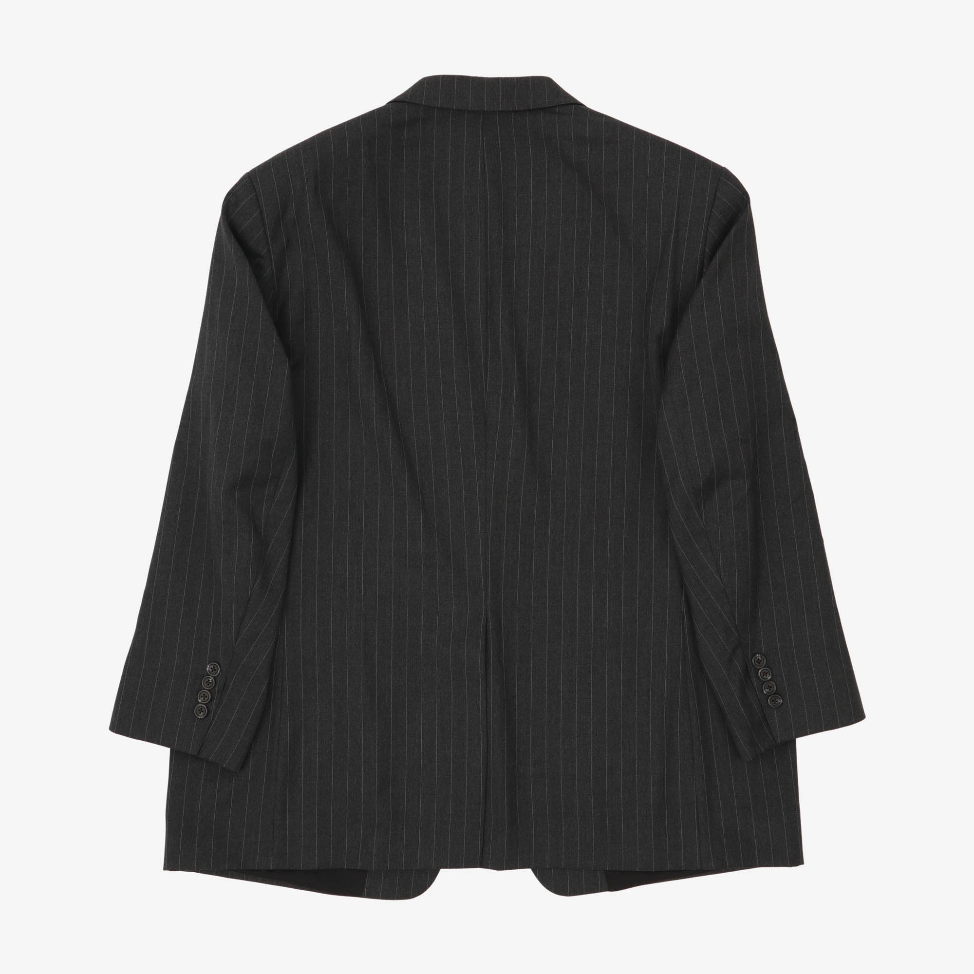 Pinstripe Wool Suit