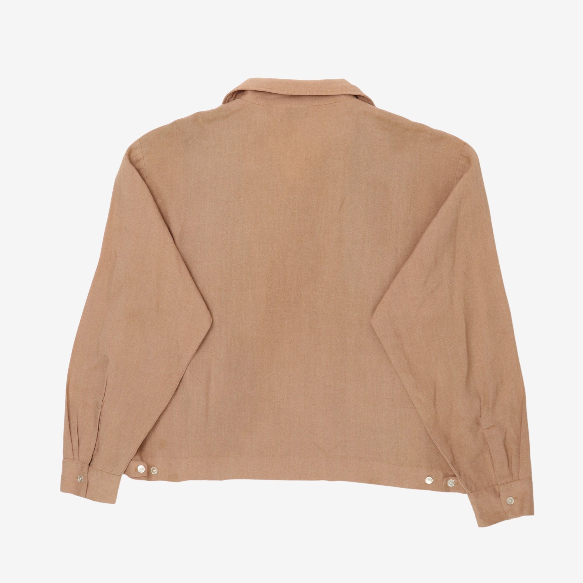 1950s Leather Panelled Shirt