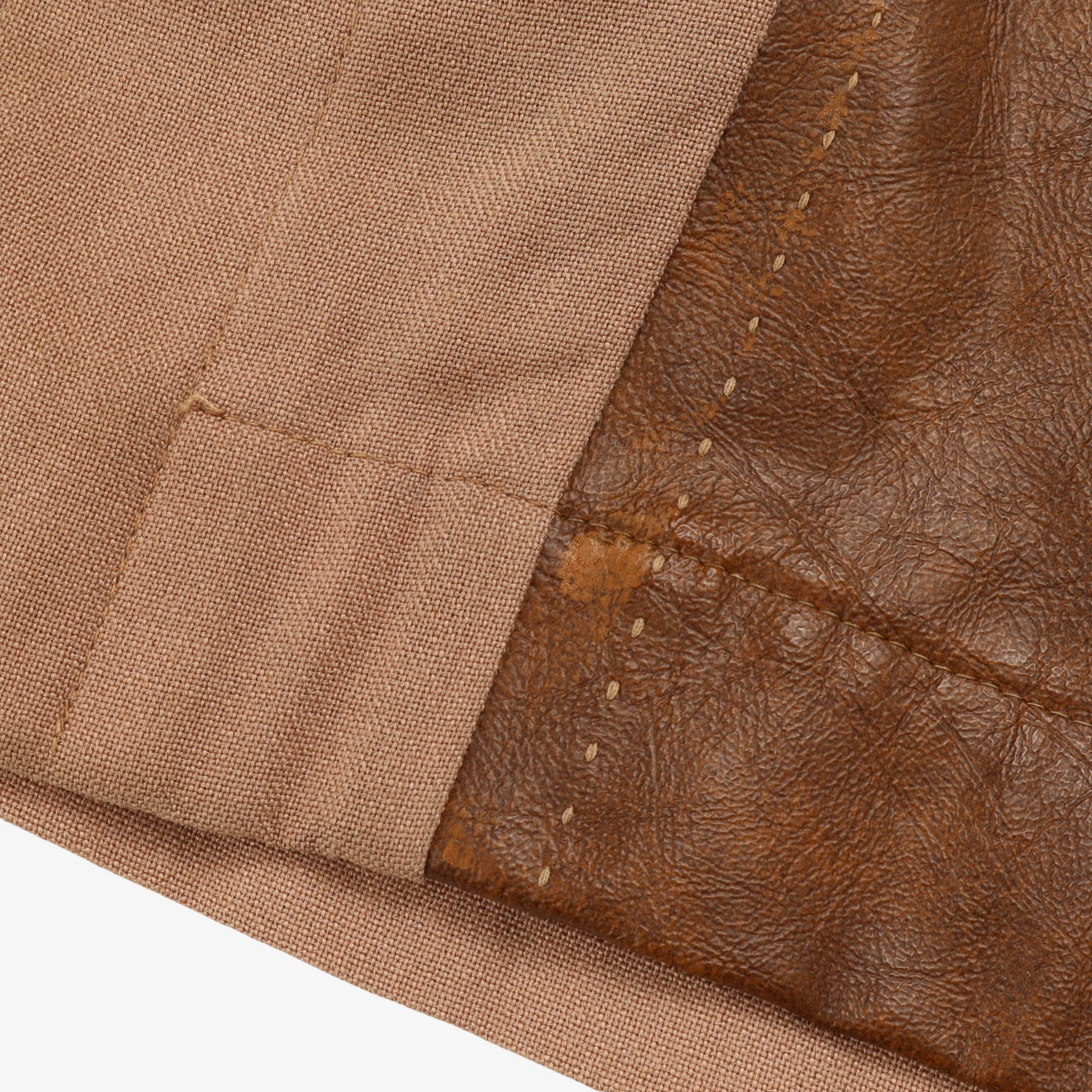 1950s Leather Panelled Shirt