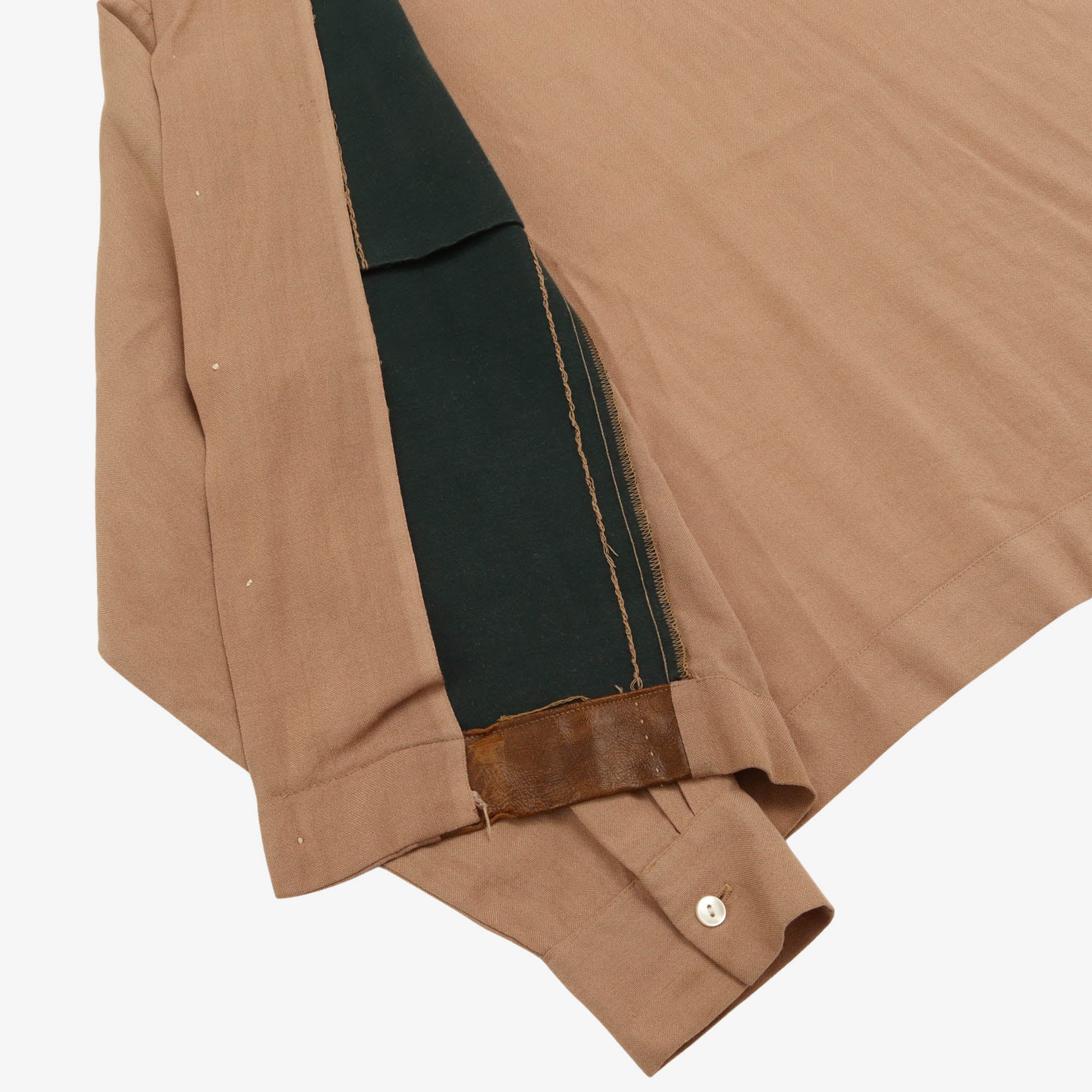 1950s Leather Panelled Shirt