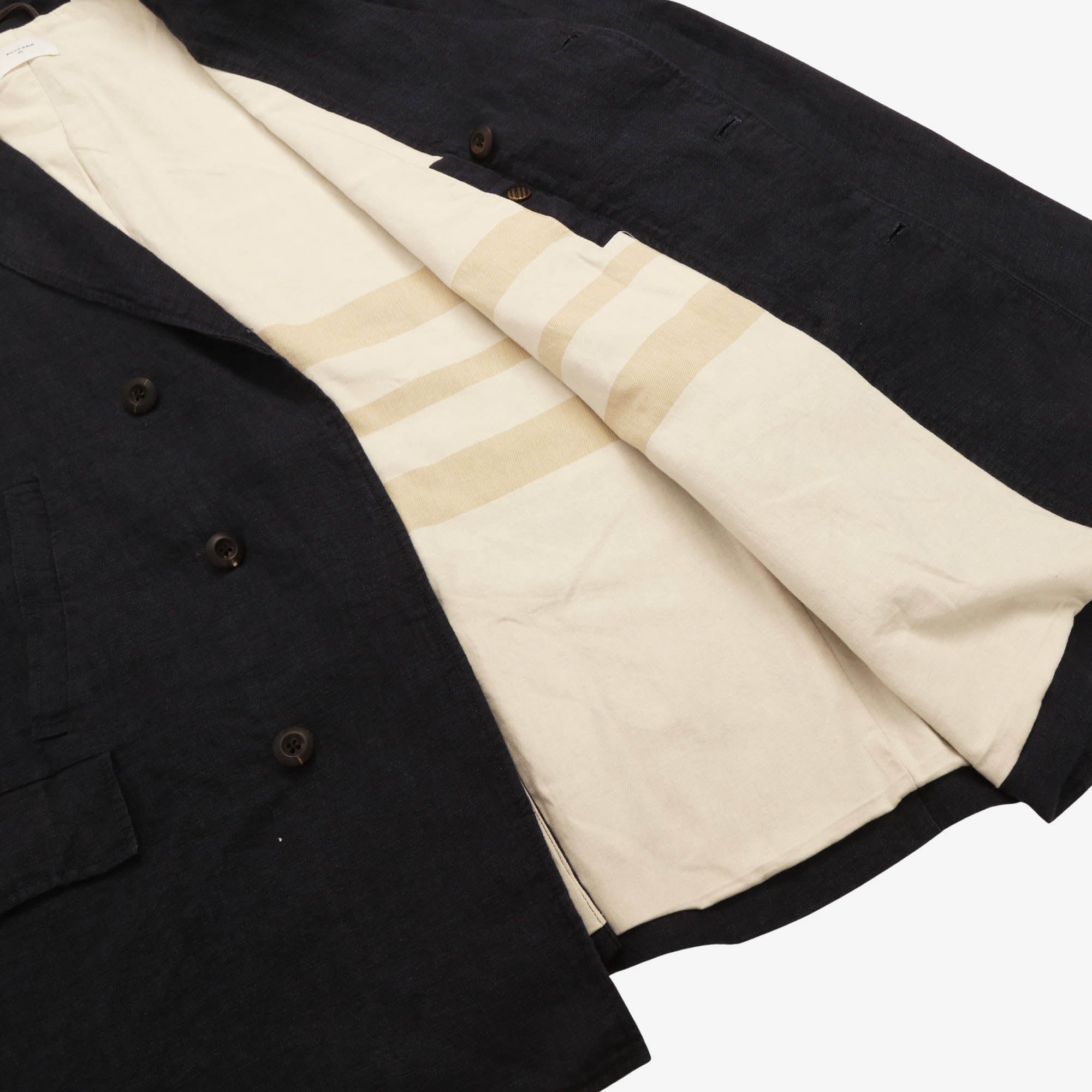 Canvas Linen Bond Peacoat
