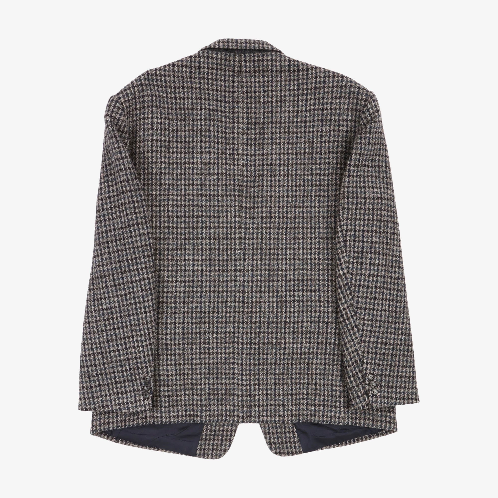 Houndstooth Wool Blazer