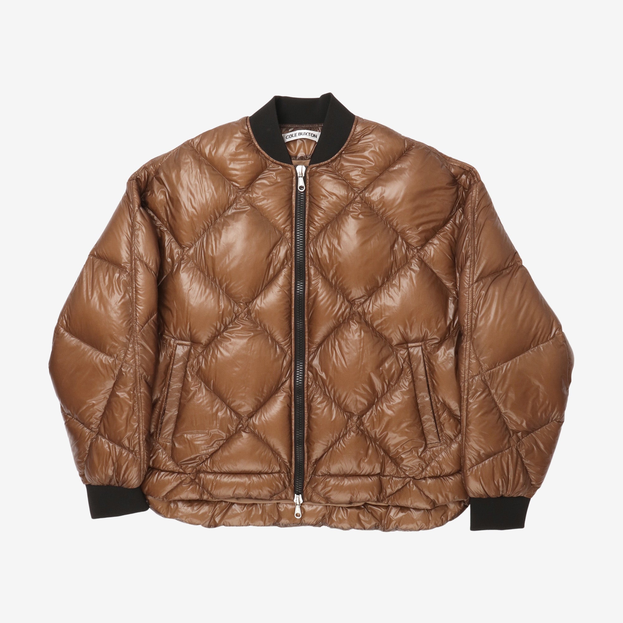 Down Quilted Bomber Jacket