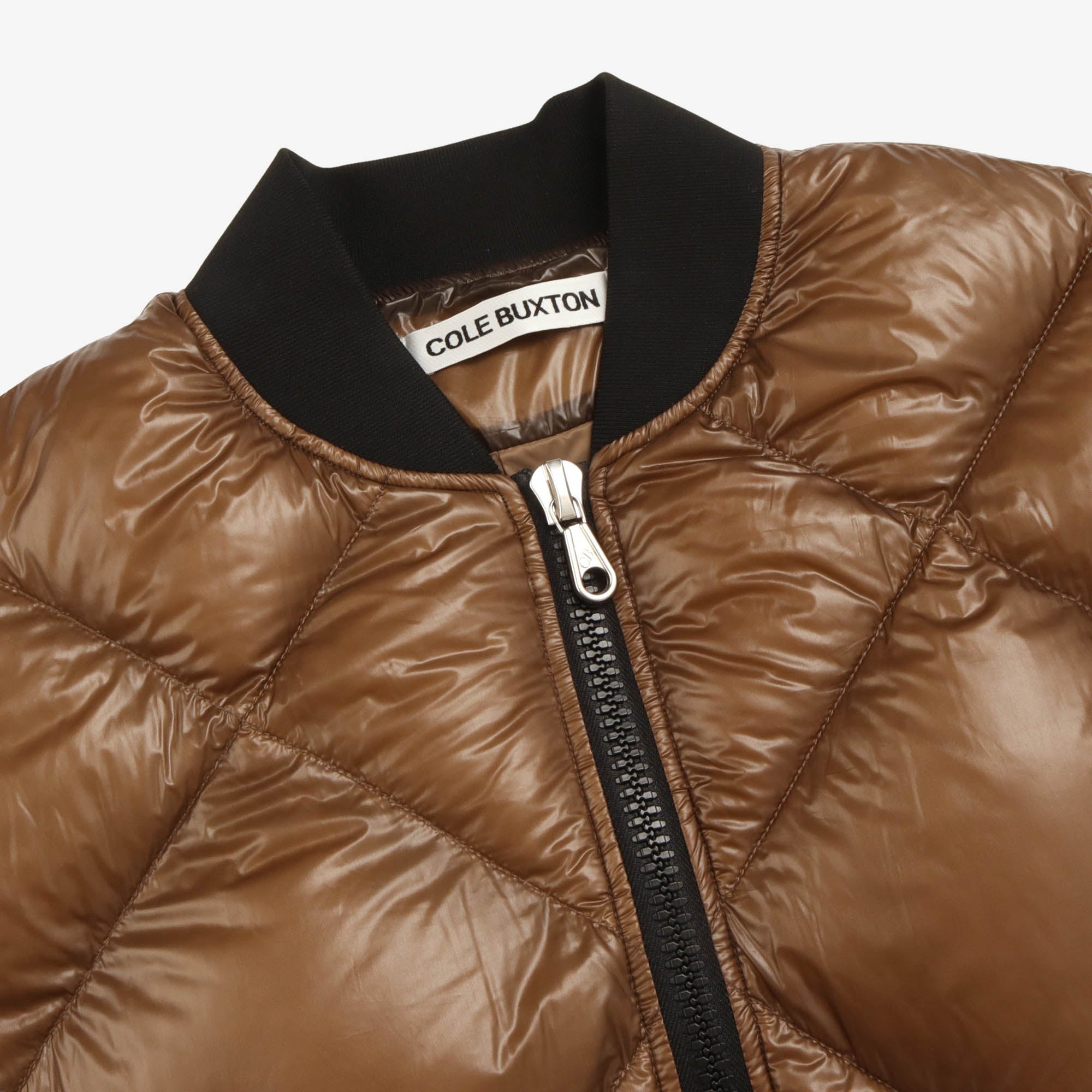 Down Quilted Bomber Jacket