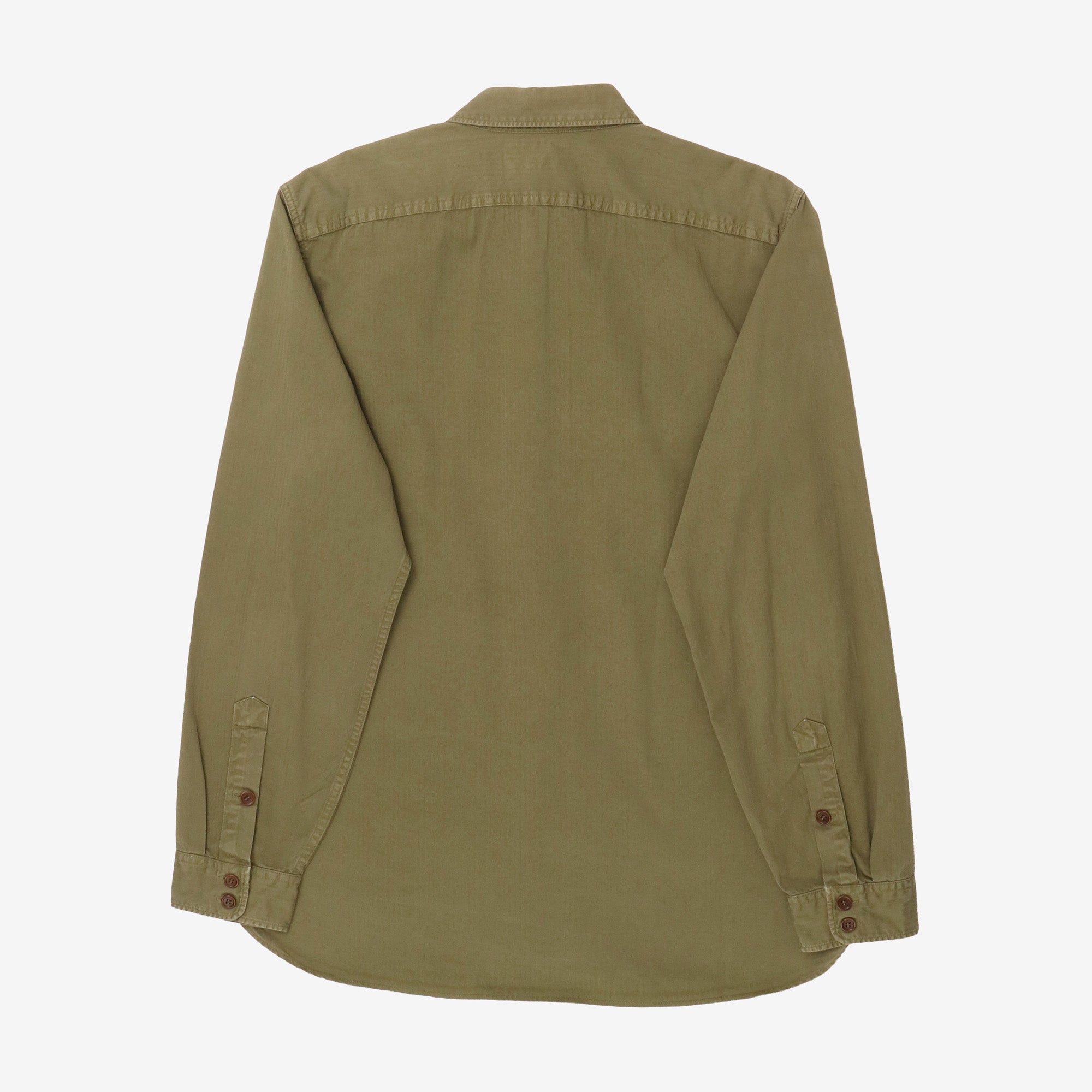 Herringbone Twill Overshirt