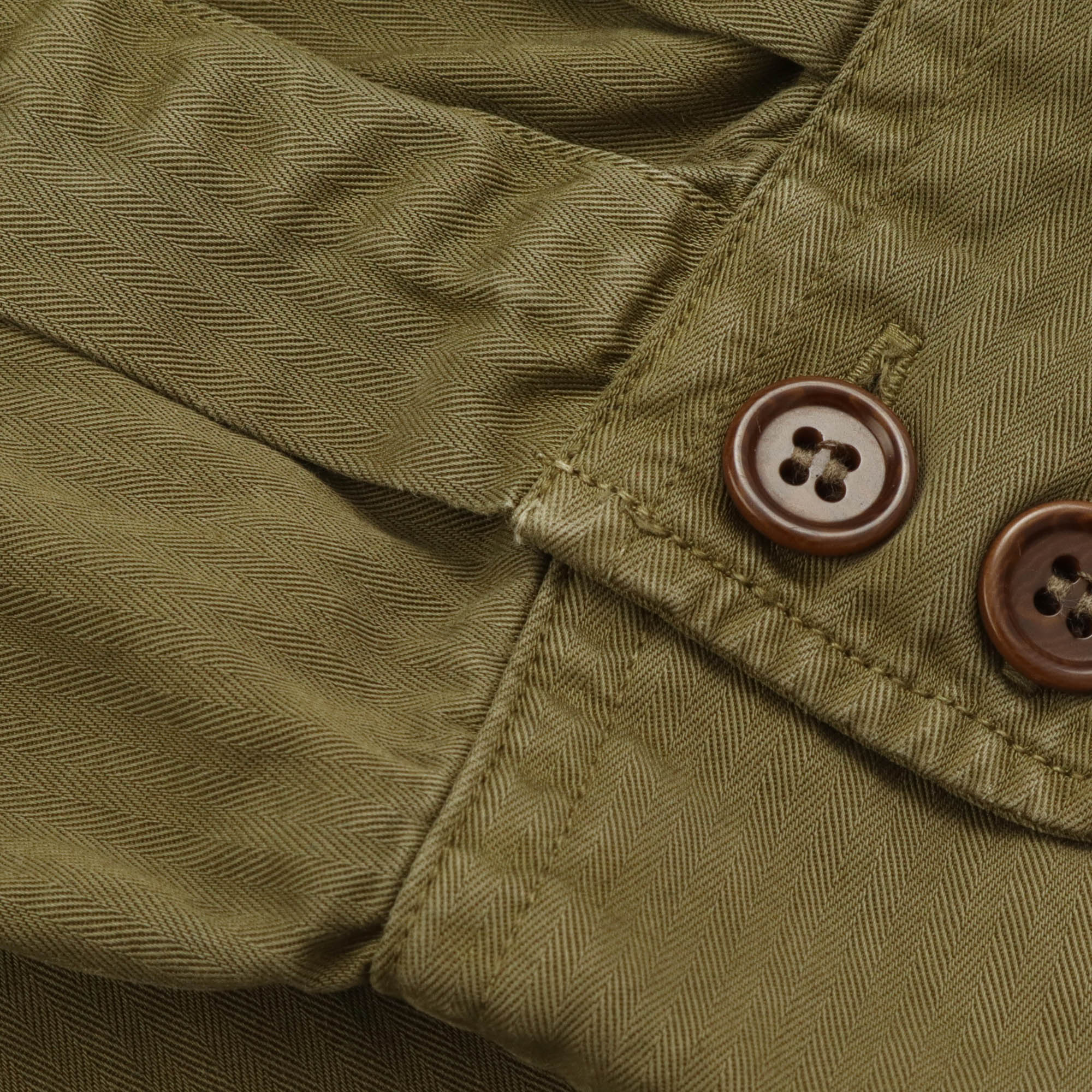 Herringbone Twill Overshirt