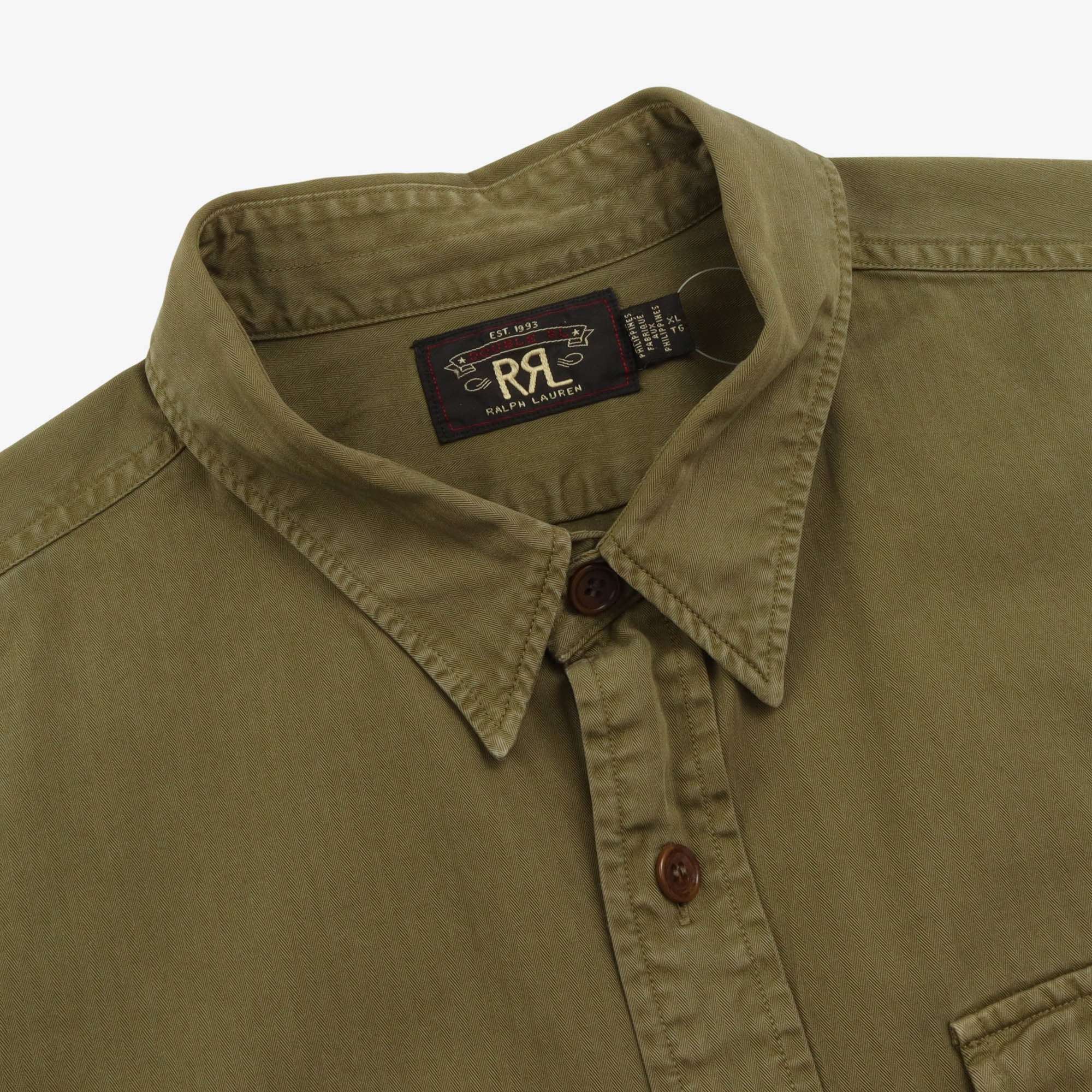 Herringbone Twill Overshirt