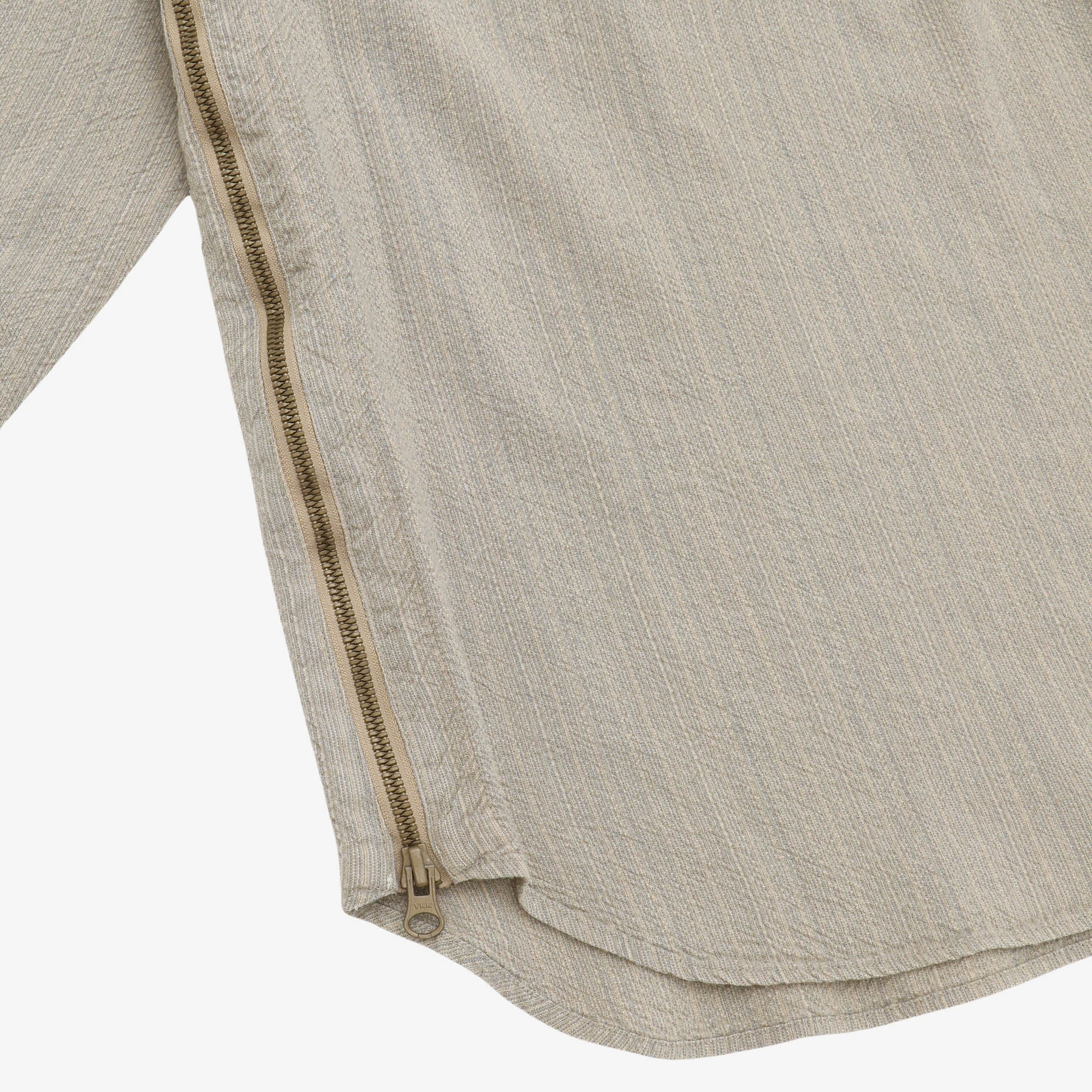 Popover Side Zip Rayon Shirt