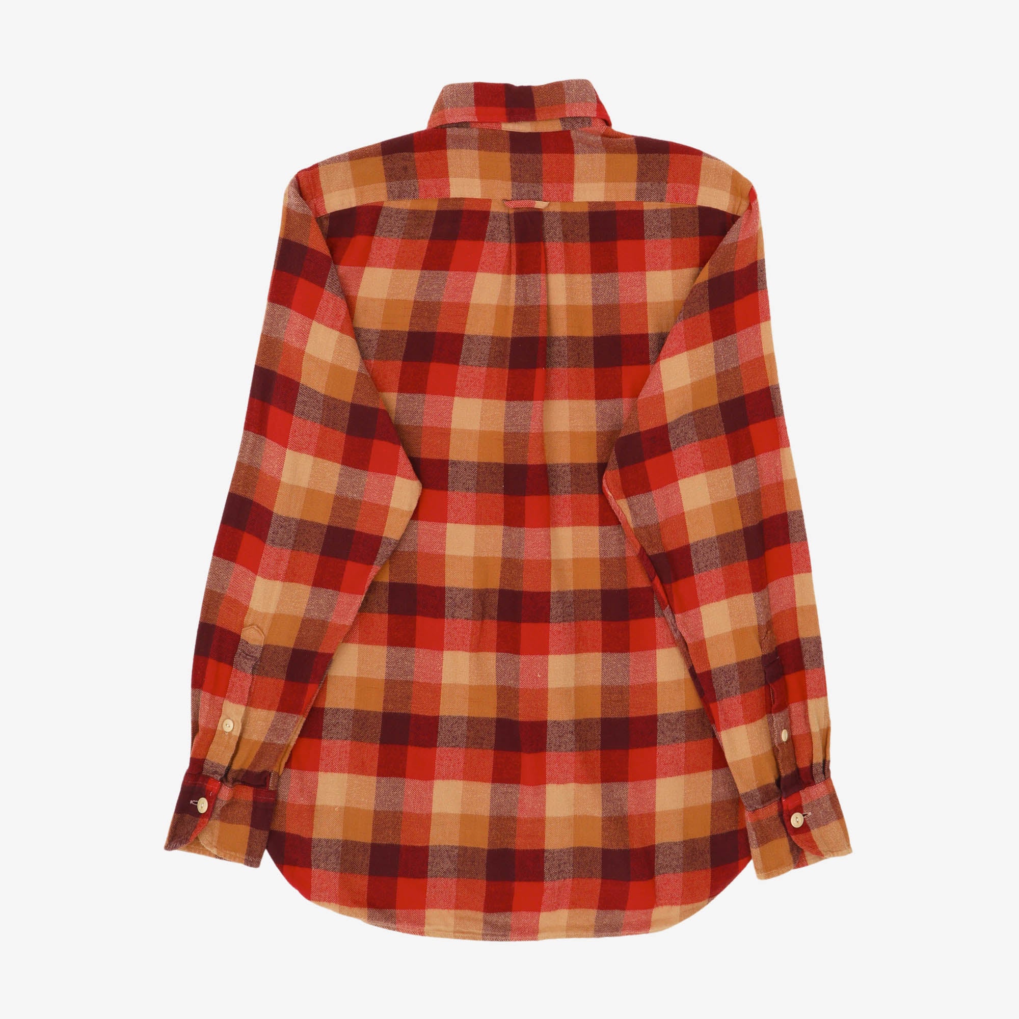 Brushed Madras Checked Work Shirt