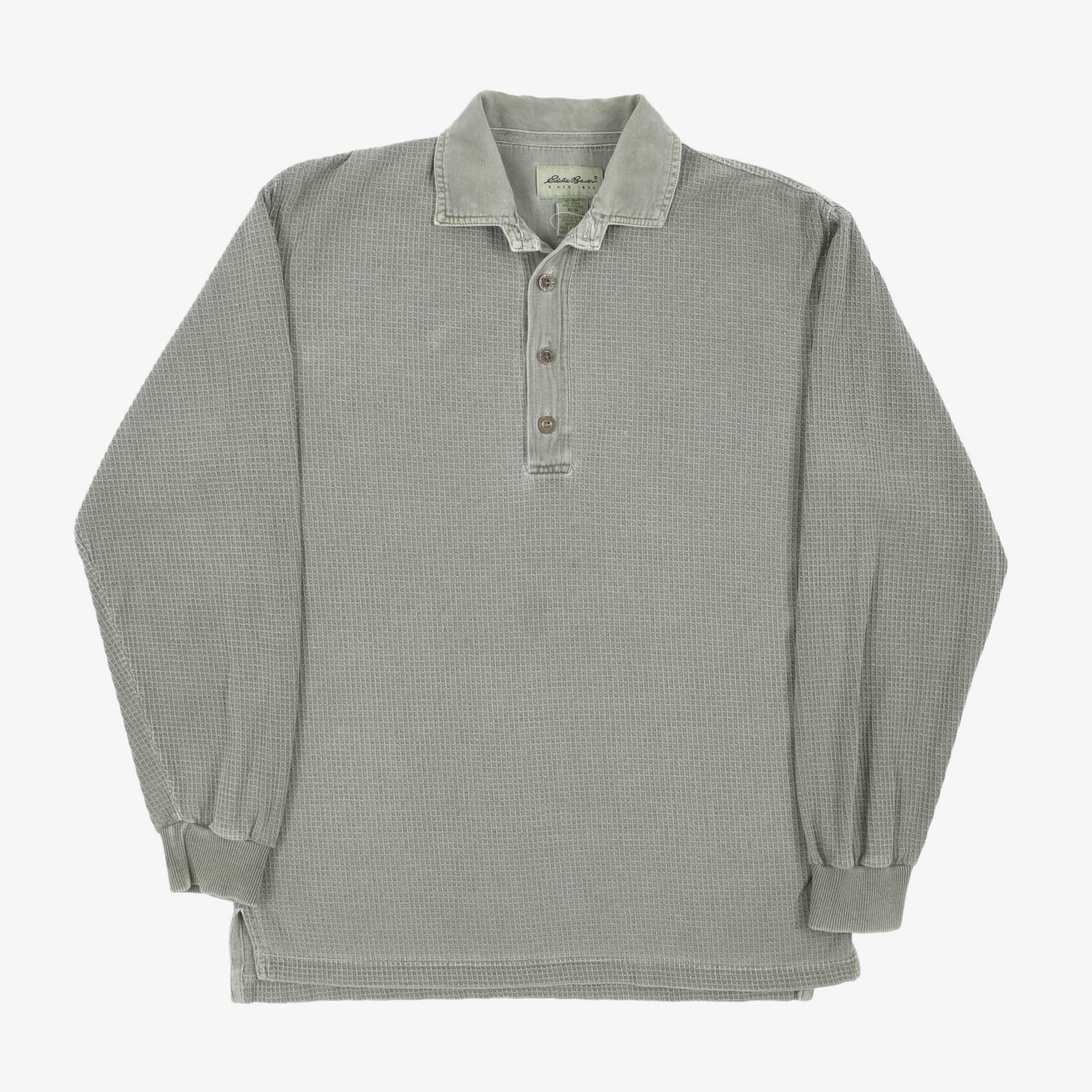 Vintage Waffle Knit Rugby Shirt
