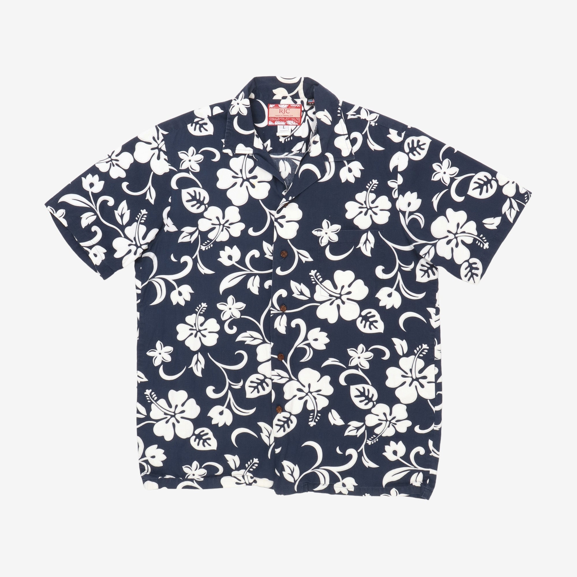 Hibiscus Hawaiian Shirt