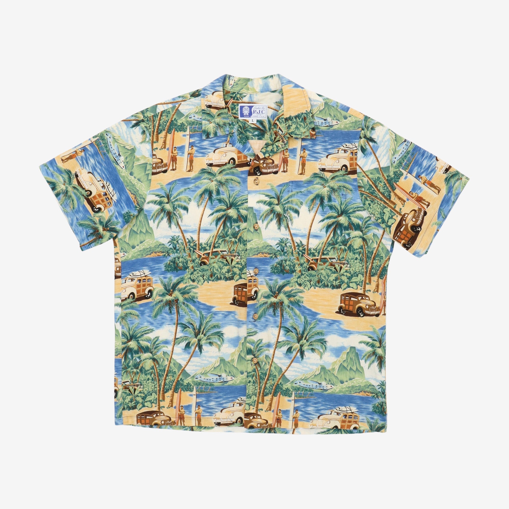 RJC Hawaiian Tropical Cars Shirt