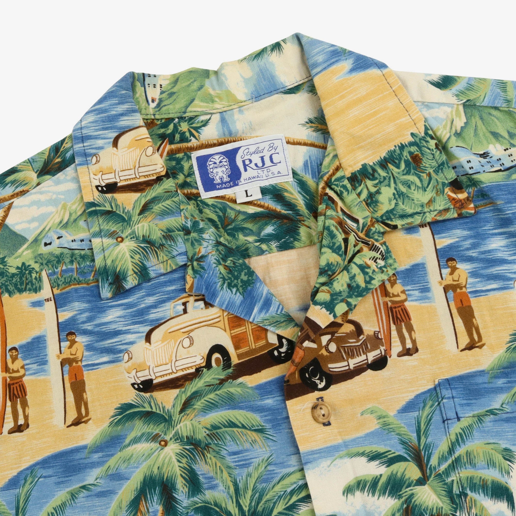 RJC Hawaiian Tropical Cars Shirt