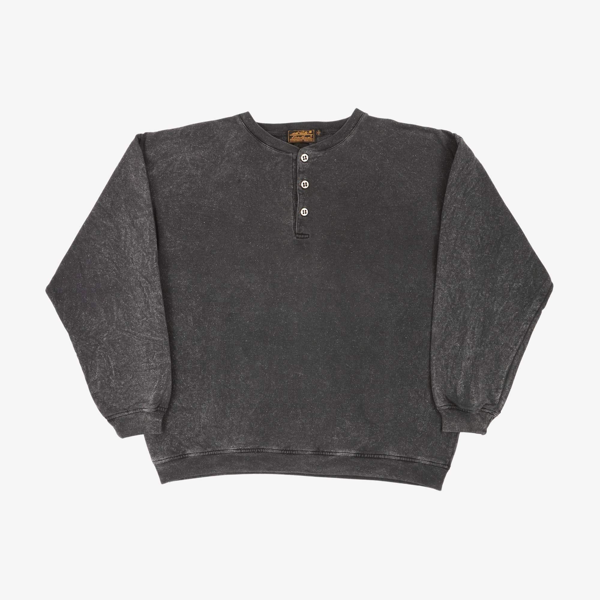 Vintage Henley Sweatshirt
