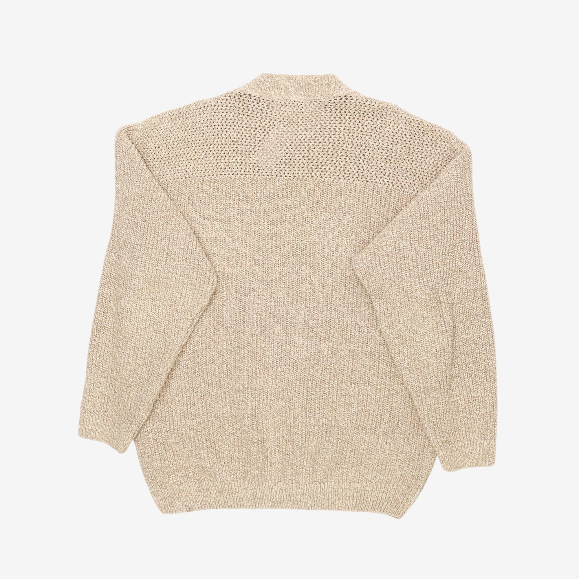 Vintage 1/4 Button Knit Sweater