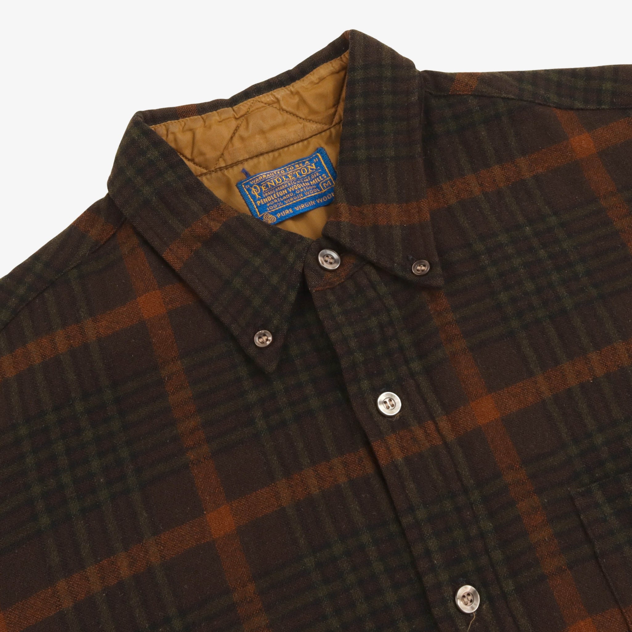 Vintage 1960s Check Flannel Shirt