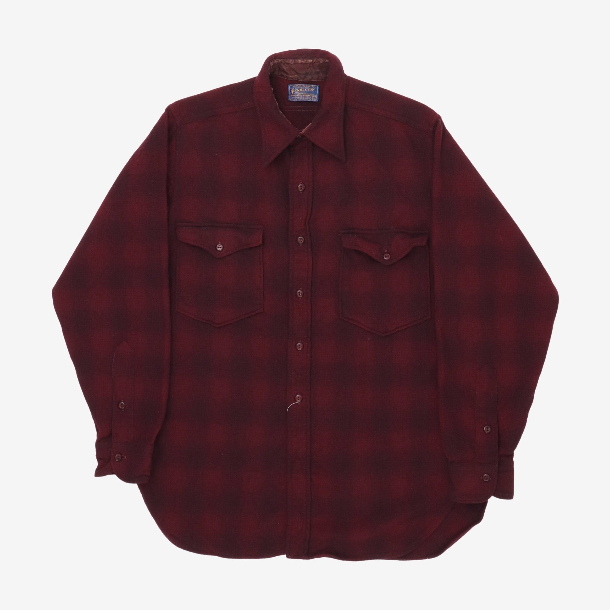 1950s Wool Check Shirt